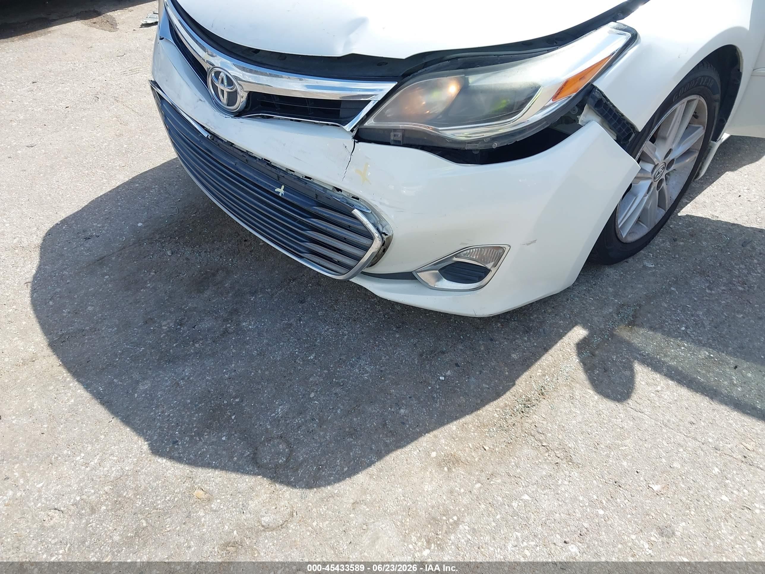 2015 Toyota Avalon Xle White vin: 4T1BK1EB0FU136791