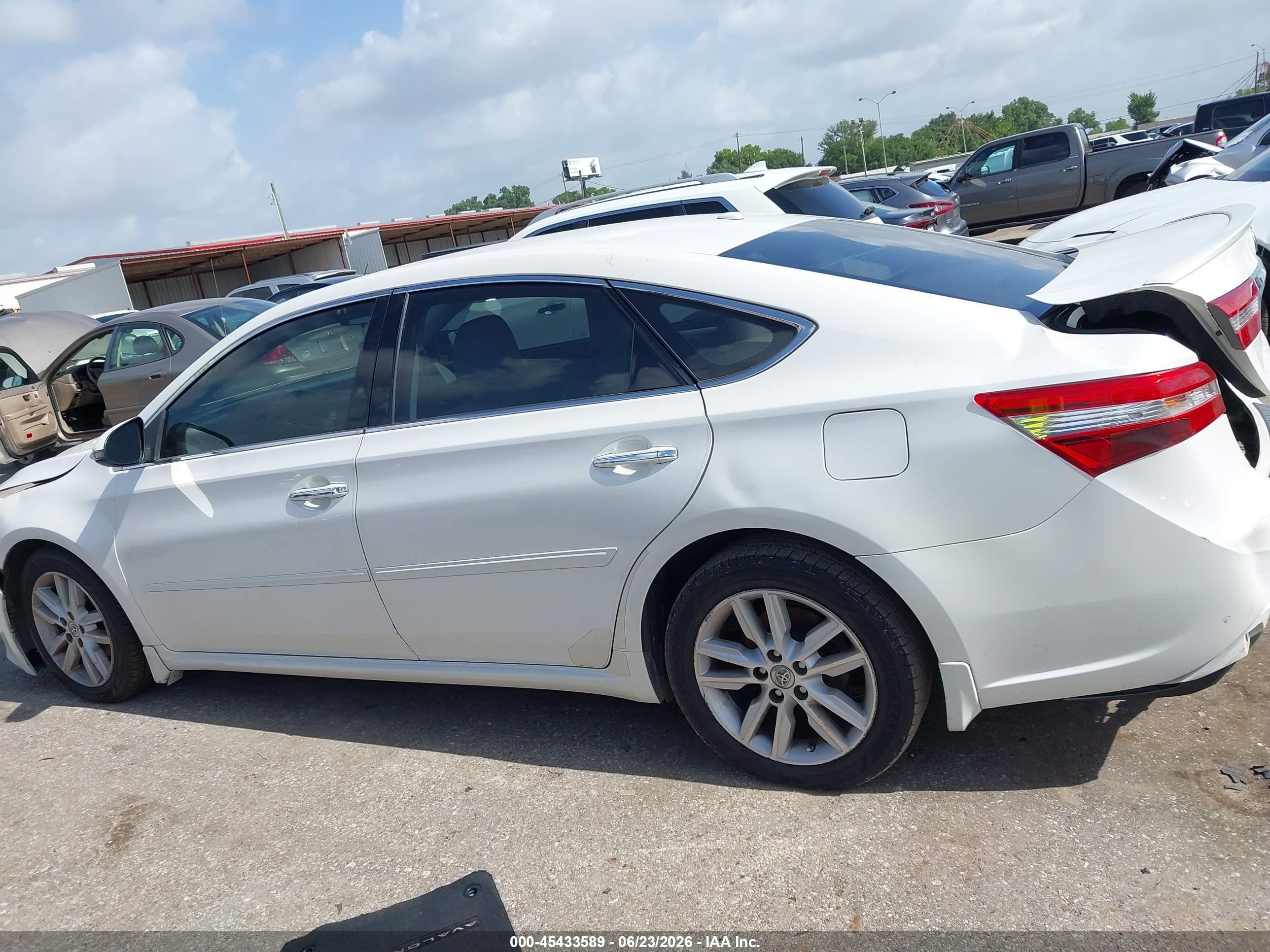 2015 Toyota Avalon Xle White vin: 4T1BK1EB0FU136791