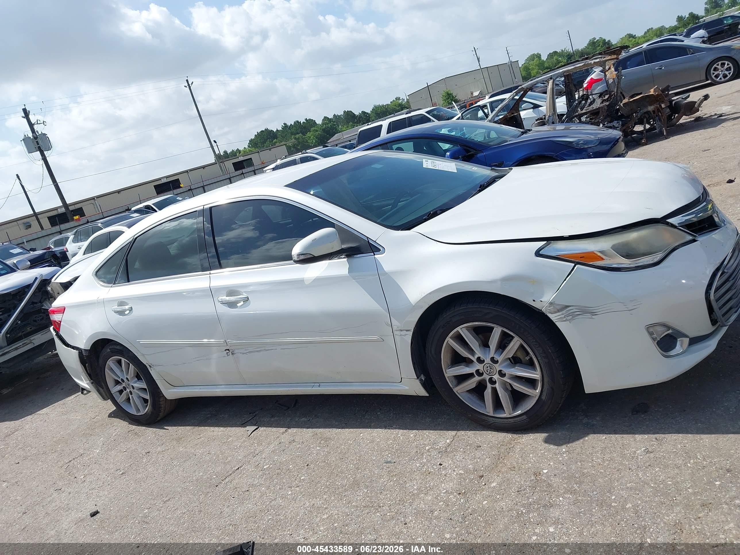 2015 Toyota Avalon Xle White vin: 4T1BK1EB0FU136791