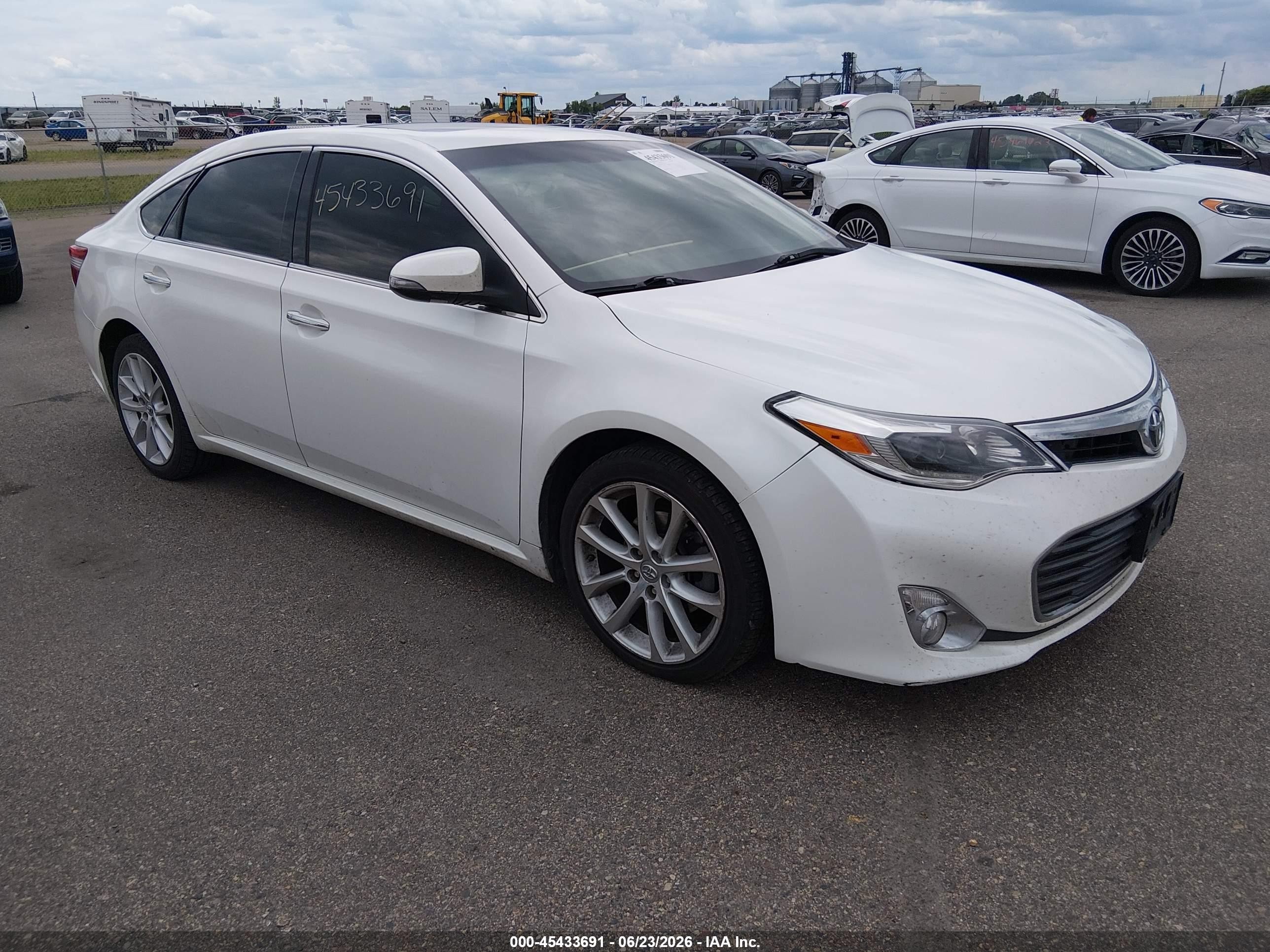 2015 Toyota Avalon Limited White vin: 4T1BK1EB0FU142915