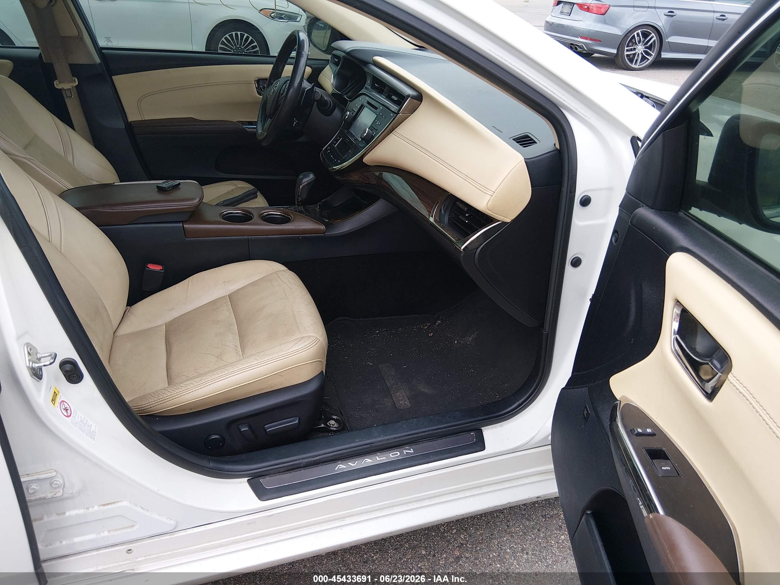2015 Toyota Avalon Limited White vin: 4T1BK1EB0FU142915