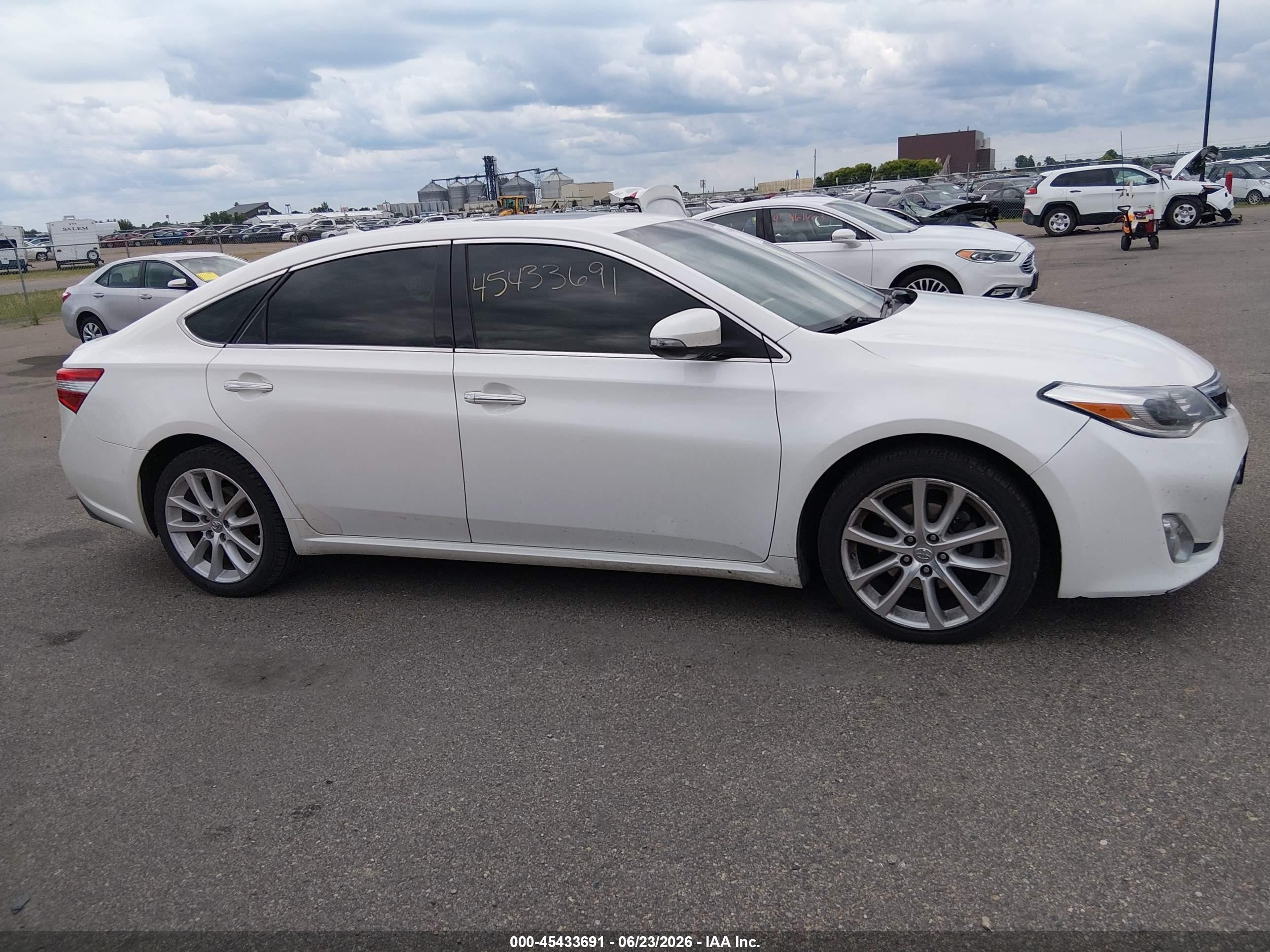 2015 Toyota Avalon Limited White vin: 4T1BK1EB0FU142915