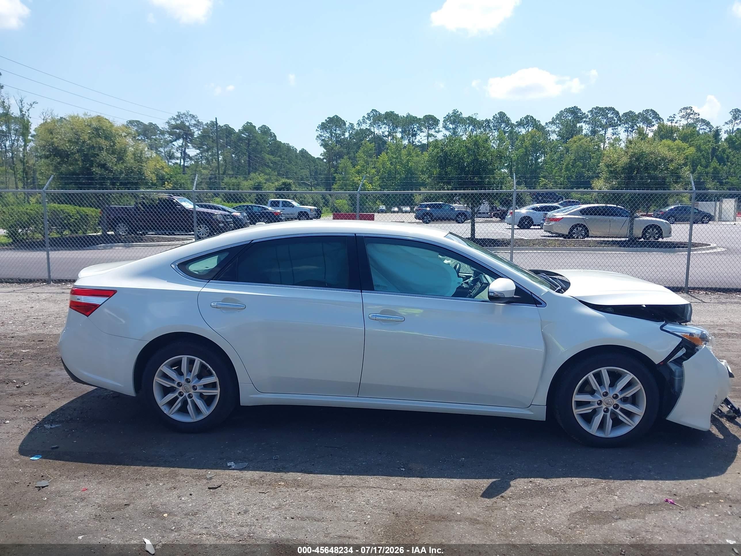 2015 Toyota Avalon Xle White vin: 4T1BK1EB0FU143160