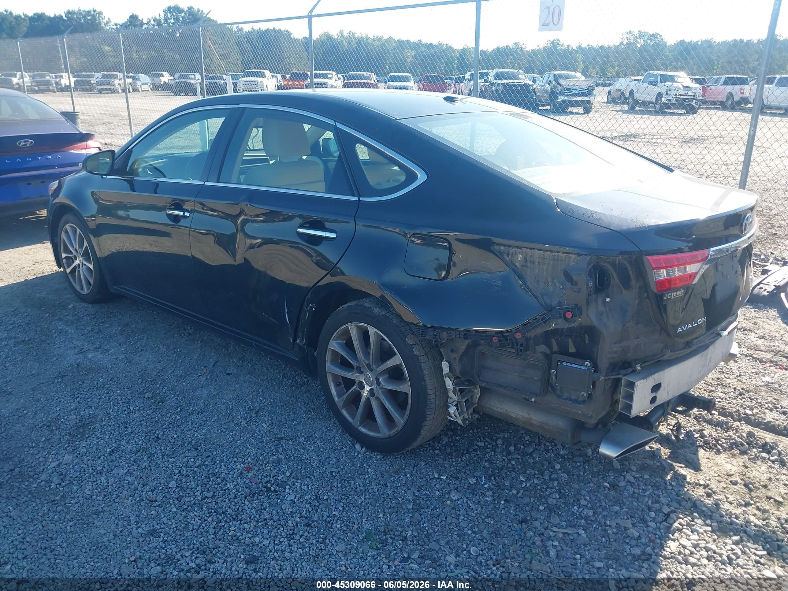 2015 Toyota Avalon Xle Touring Black vin: 4T1BK1EB0FU160394