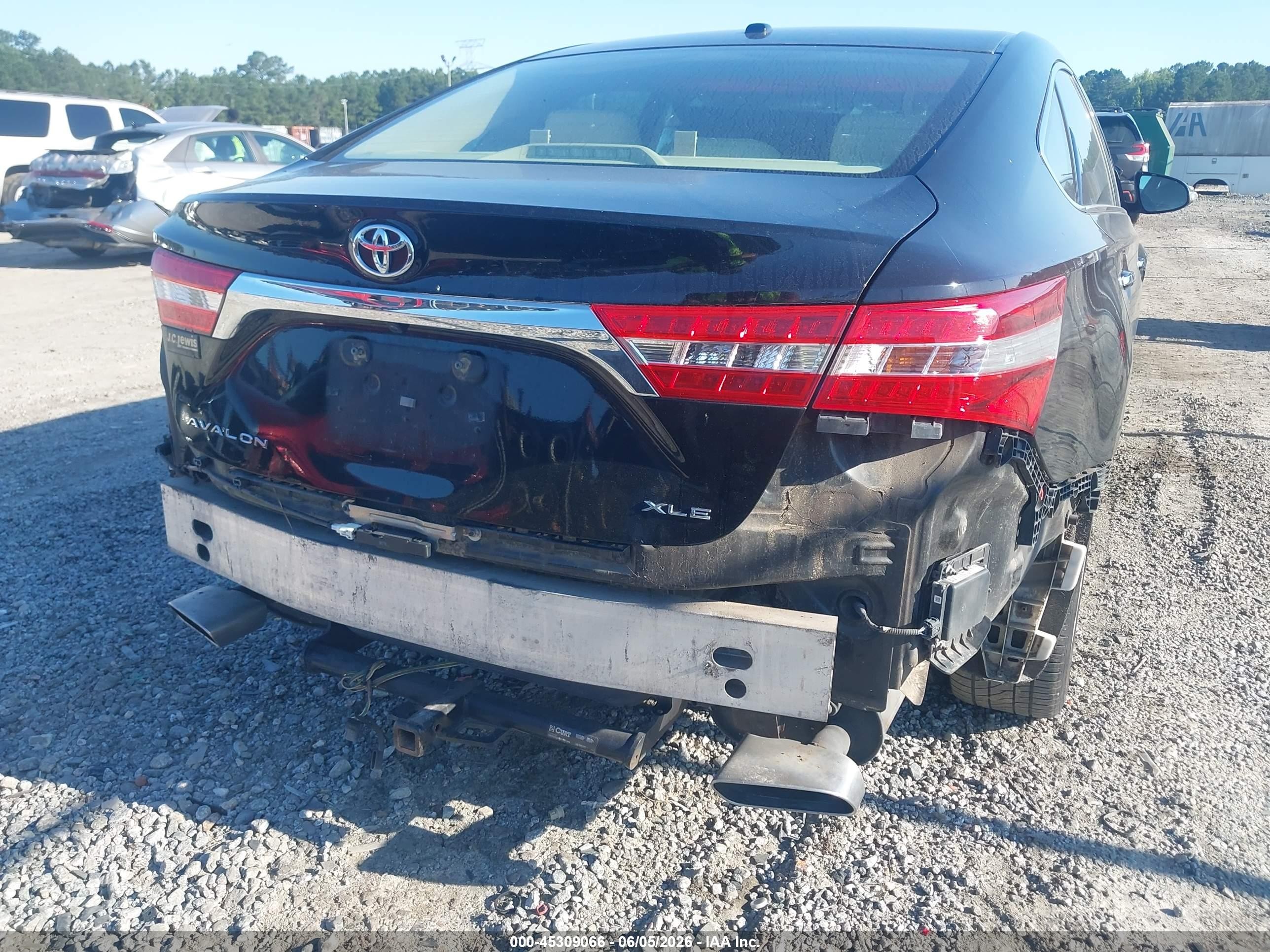 2015 Toyota Avalon Xle Touring Black vin: 4T1BK1EB0FU160394