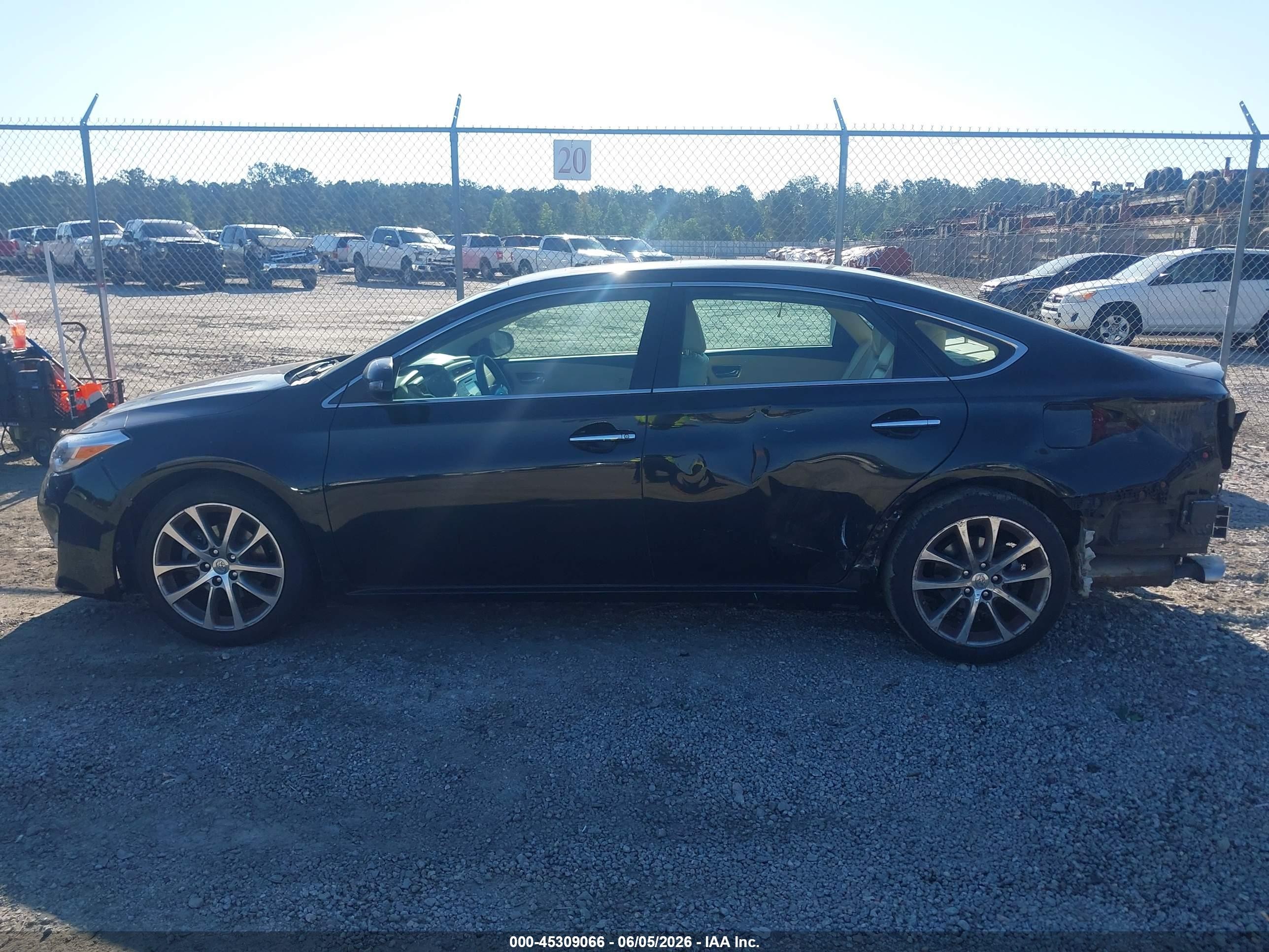 2015 Toyota Avalon Xle Touring Black vin: 4T1BK1EB0FU160394