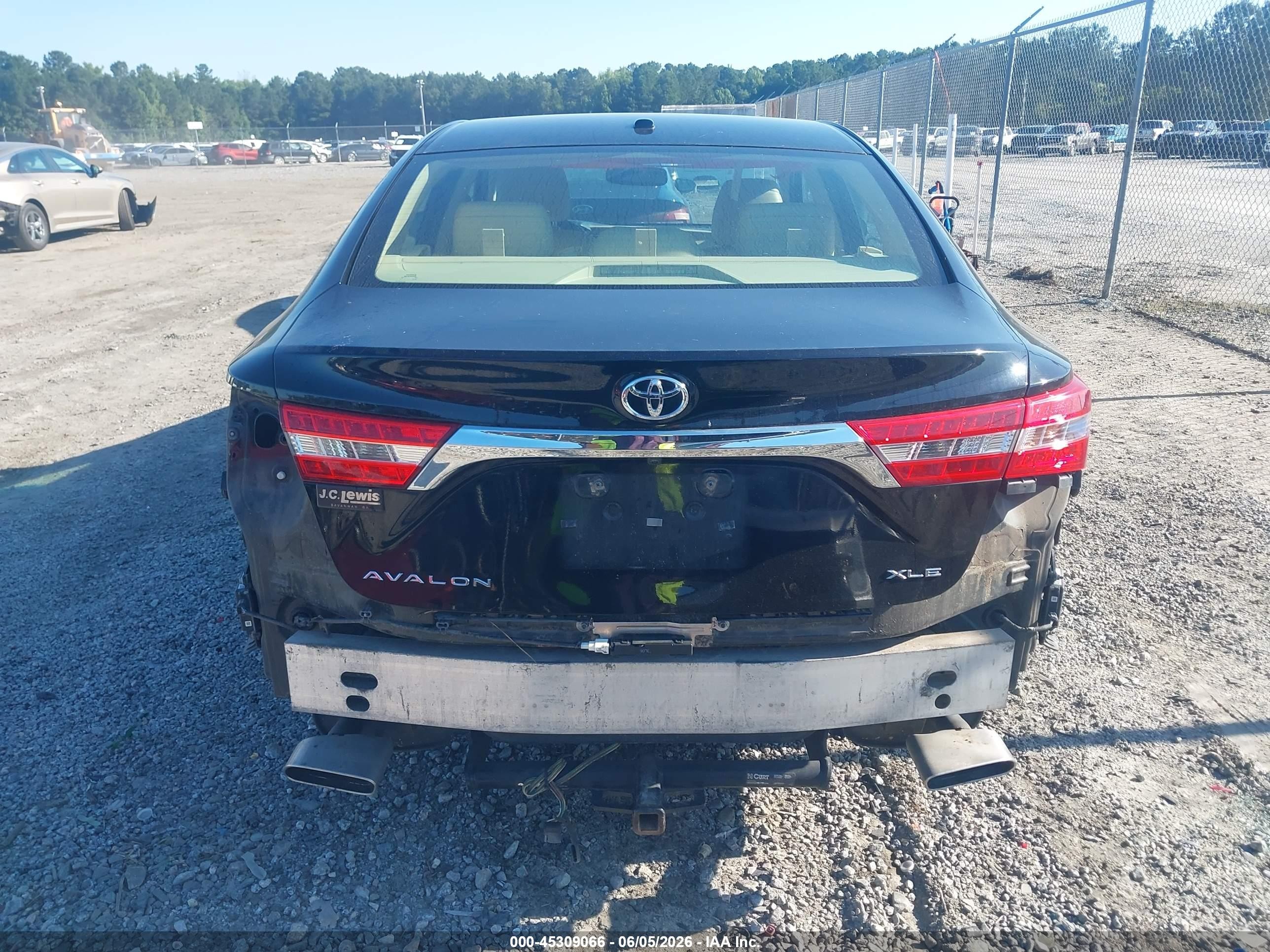 2015 Toyota Avalon Xle Touring Black vin: 4T1BK1EB0FU160394