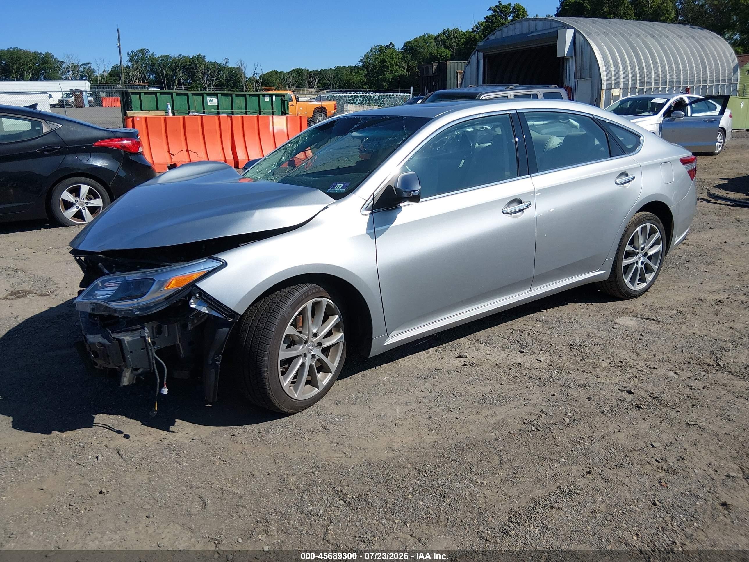 2015 Toyota Avalon Xle Touring Silver vin: 4T1BK1EB0FU161495