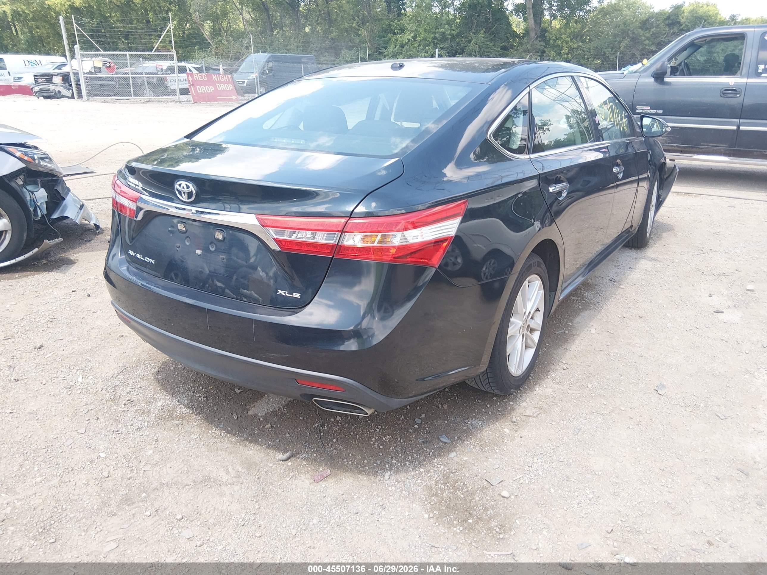 2015 Toyota Avalon Xle Dark Blue vin: 4T1BK1EB0FU164316
