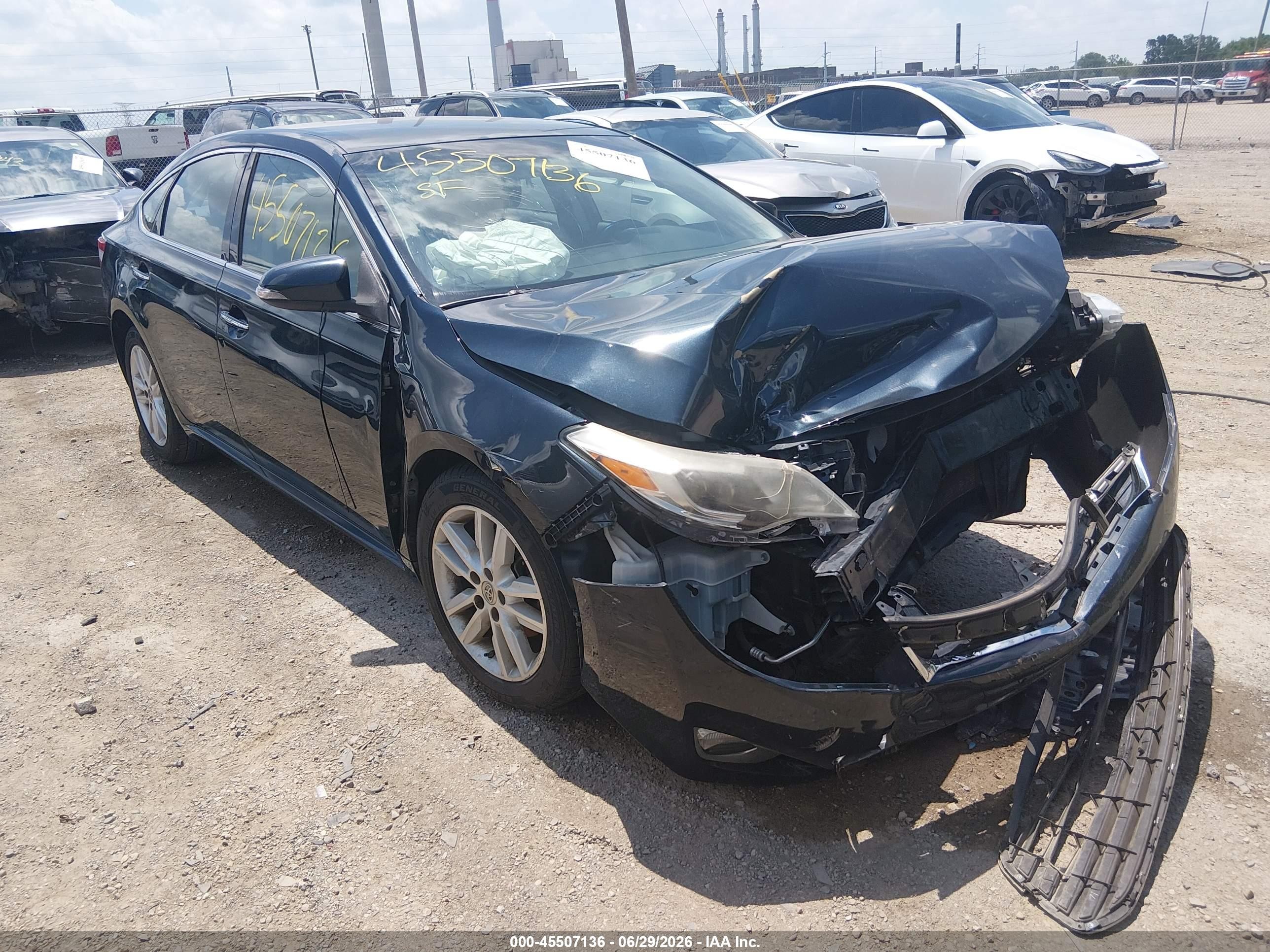 2015 Toyota Avalon Xle Dark Blue vin: 4T1BK1EB0FU164316
