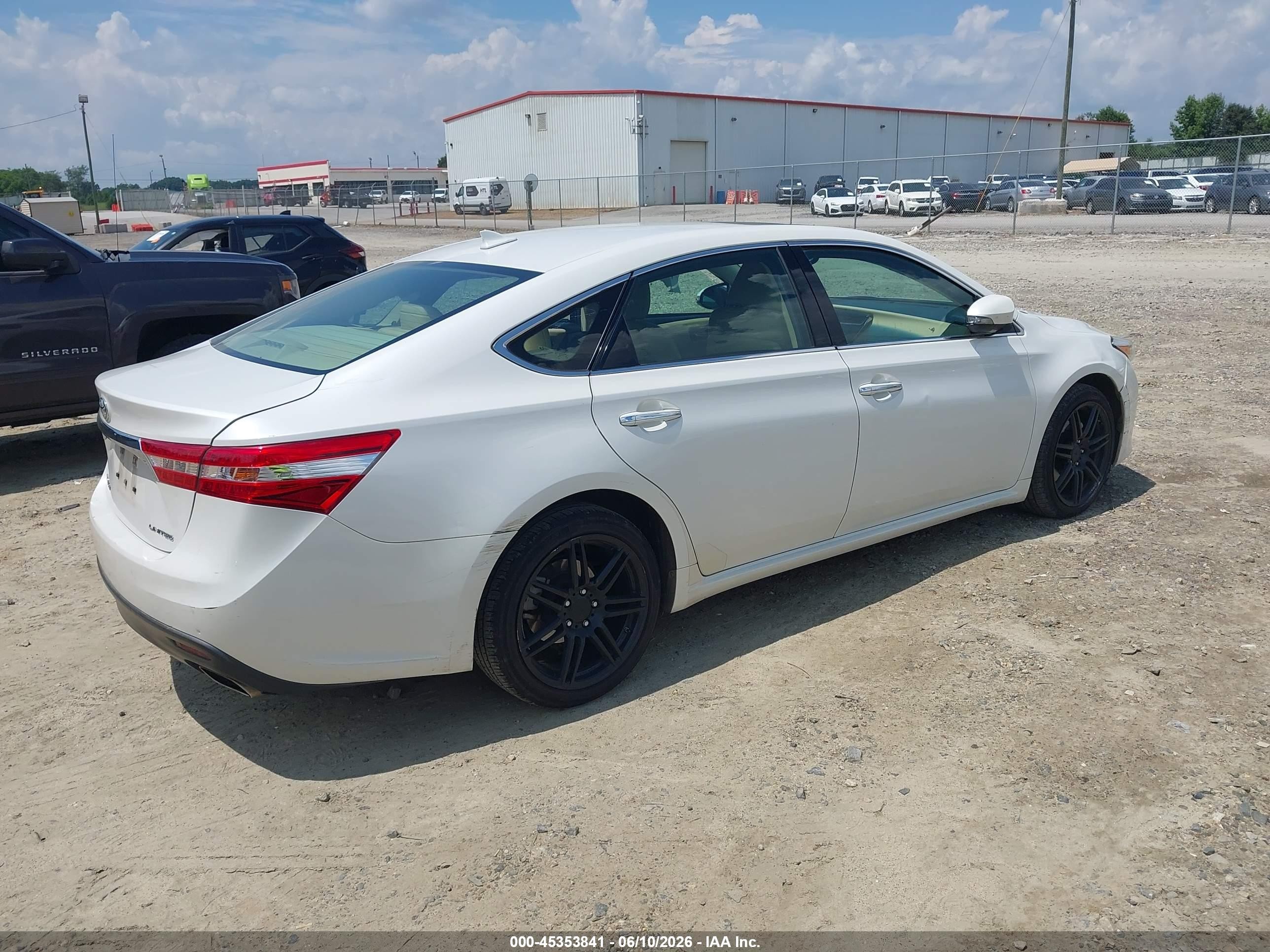2013 Toyota Avalon Limited White vin: 4T1BK1EB1DU016088