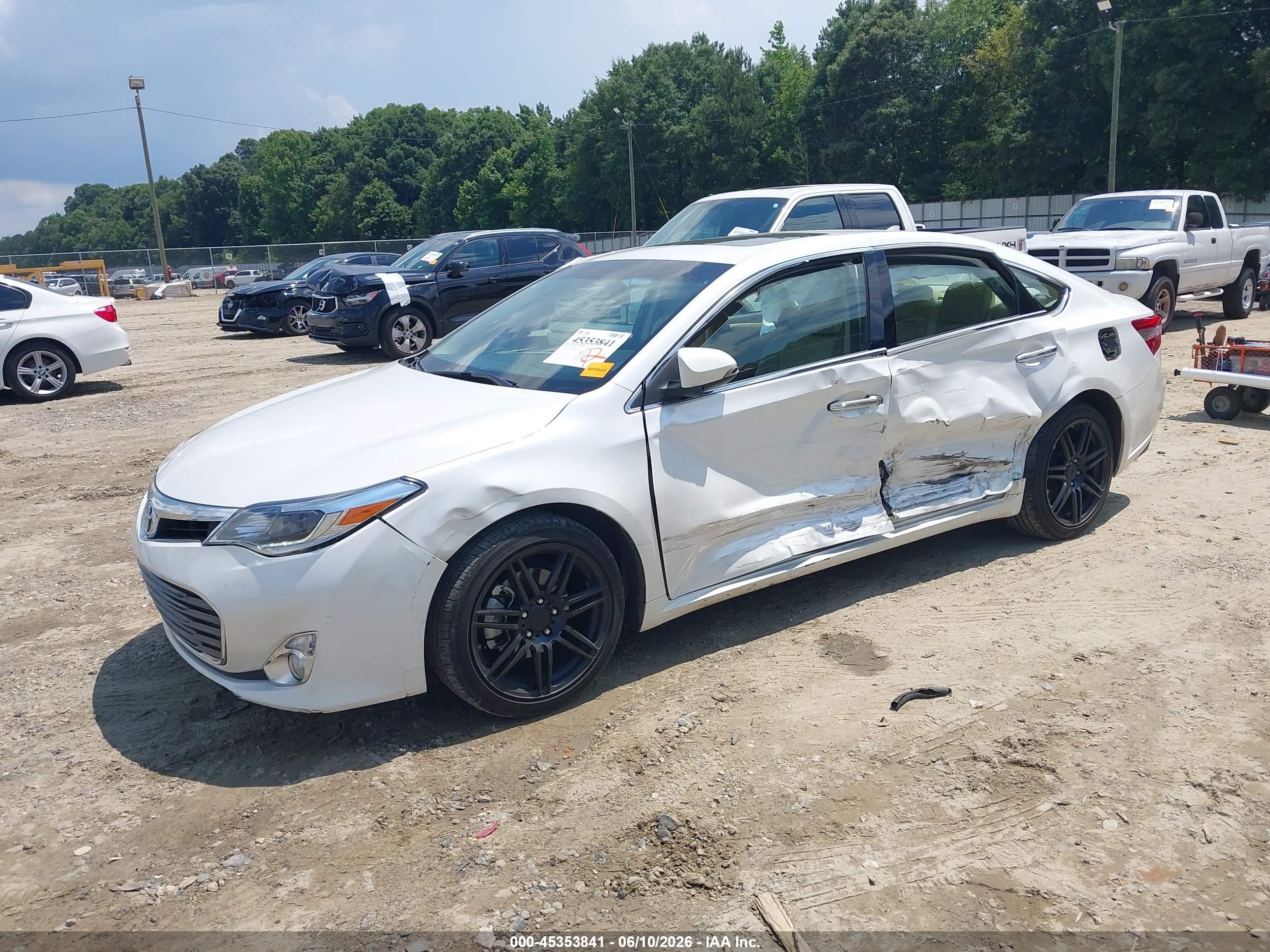 2013 Toyota Avalon Limited White vin: 4T1BK1EB1DU016088