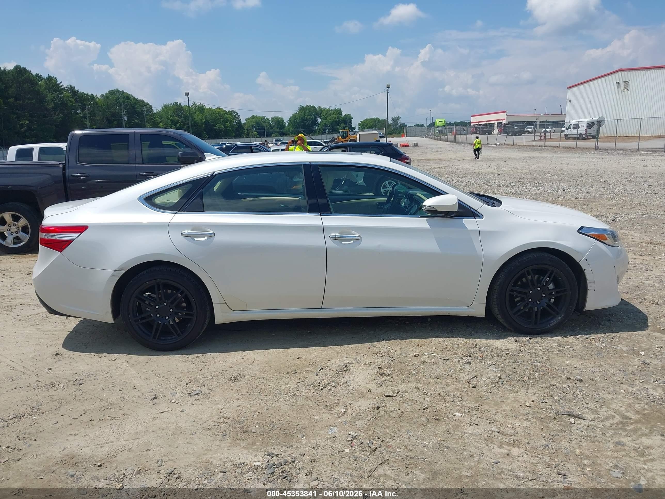 2013 Toyota Avalon Limited White vin: 4T1BK1EB1DU016088