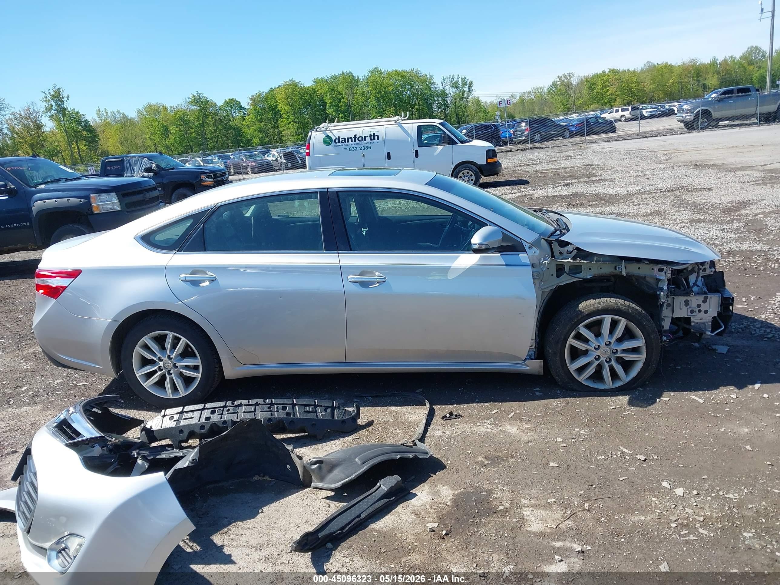 2013 Toyota Avalon Xle Premium Silver vin: 4T1BK1EB1DU032193