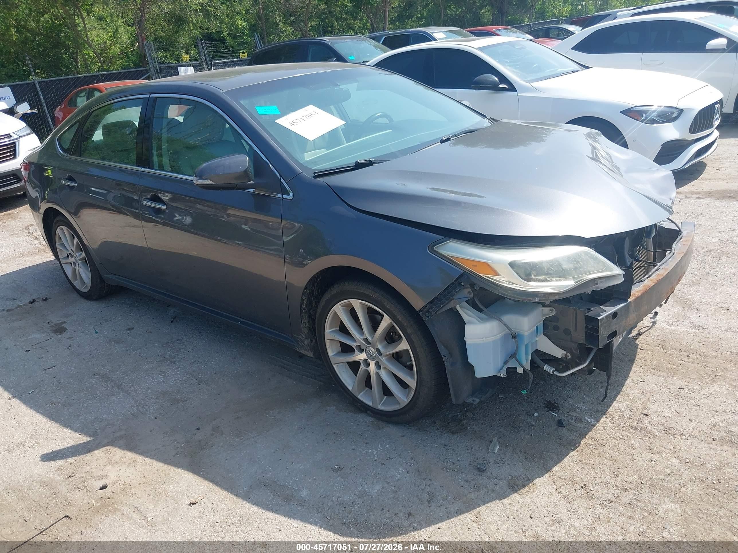 2013 Toyota Avalon Xle Touring Gray vin: 4T1BK1EB1DU038463