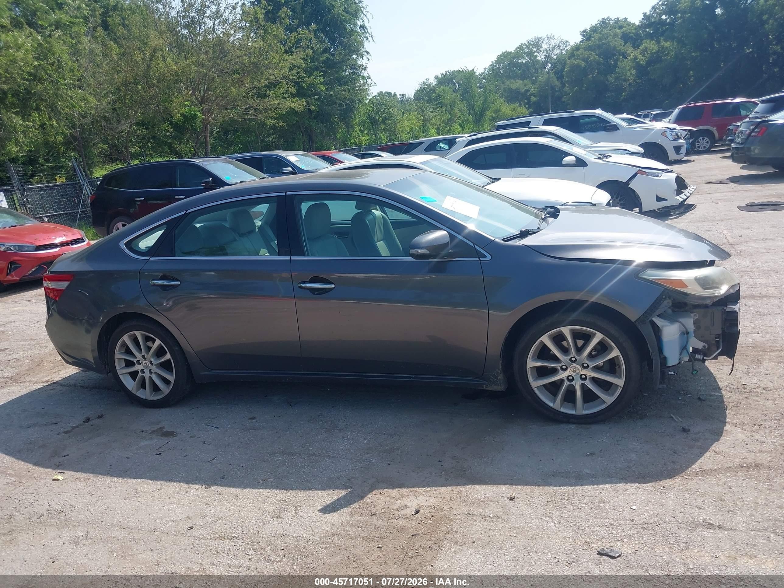 2013 Toyota Avalon Xle Touring Gray vin: 4T1BK1EB1DU038463