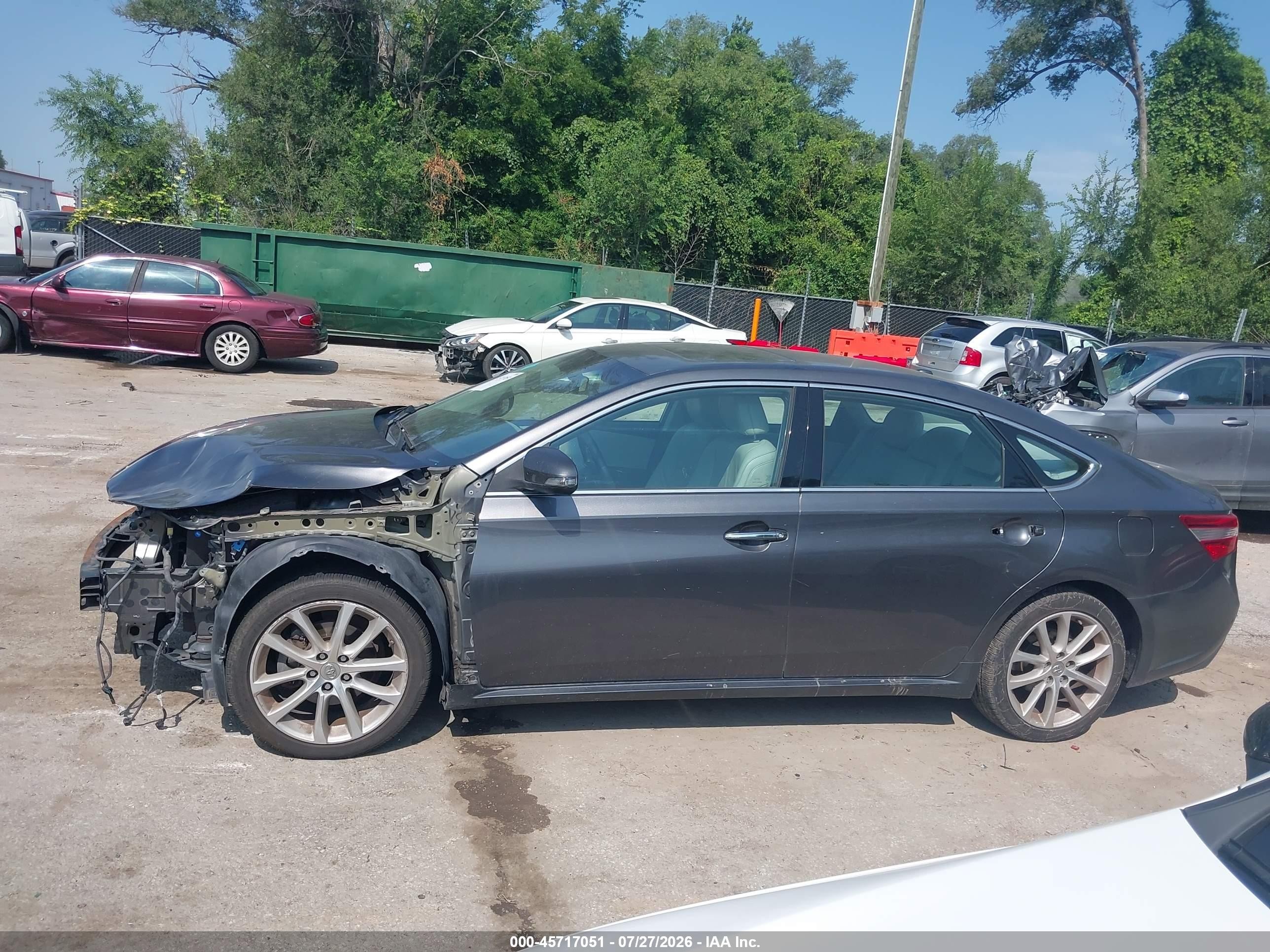2013 Toyota Avalon Xle Touring Gray vin: 4T1BK1EB1DU038463