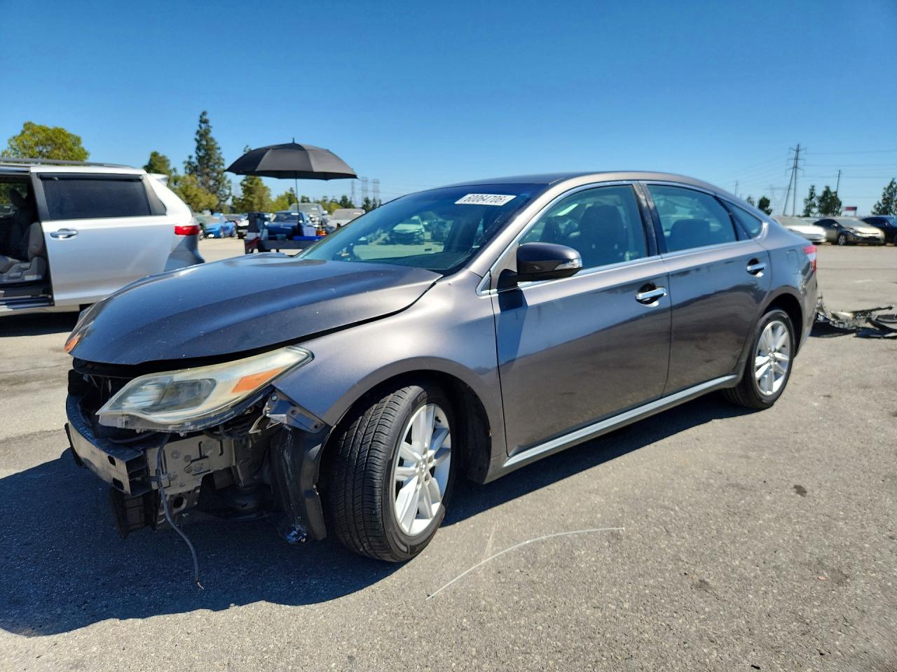 2013 Toyota Avalon Xle Gray vin: 4T1BK1EB1DU038866