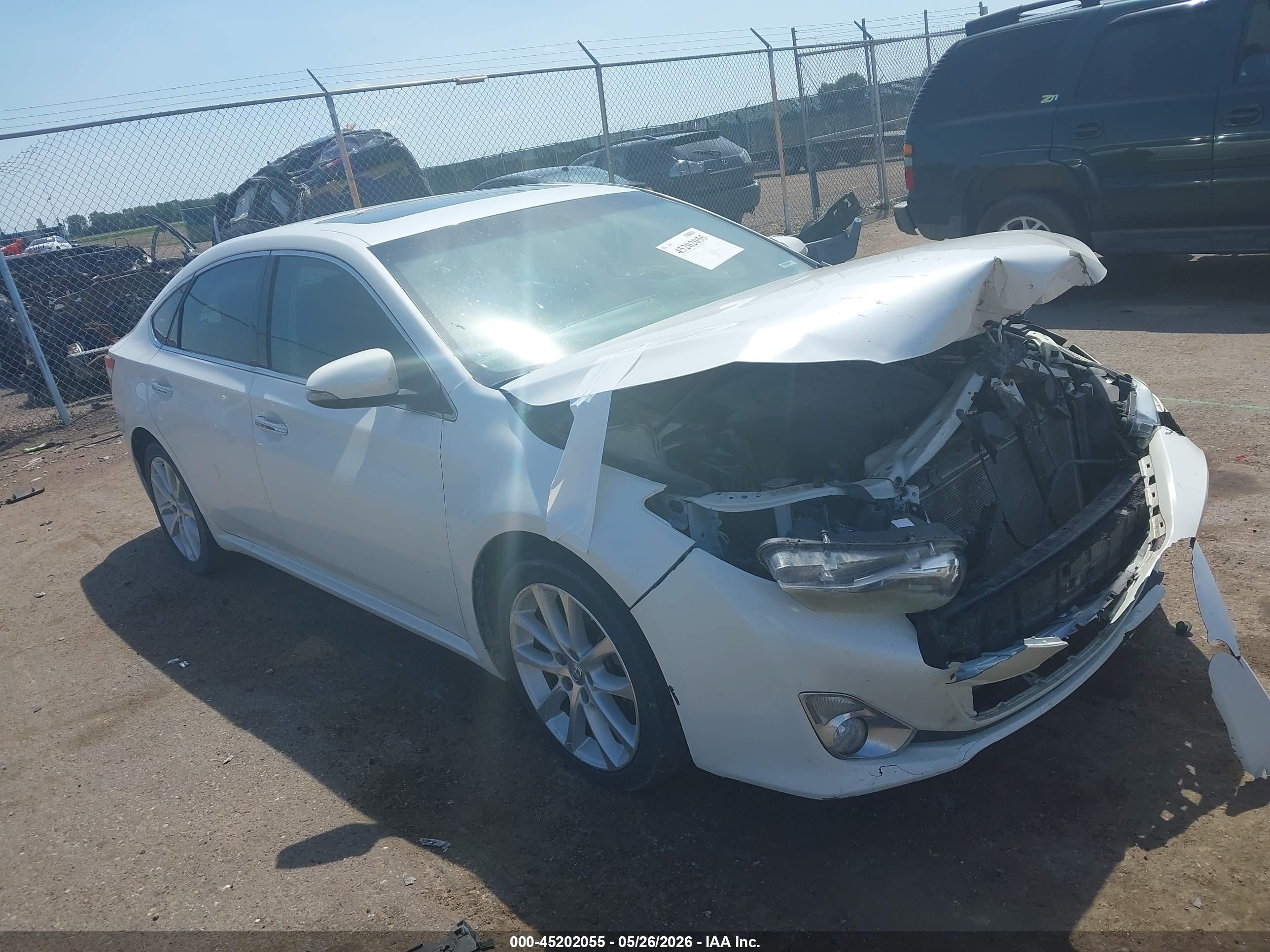 2013 Toyota Avalon Xle Touring White vin: 4T1BK1EB1DU040083