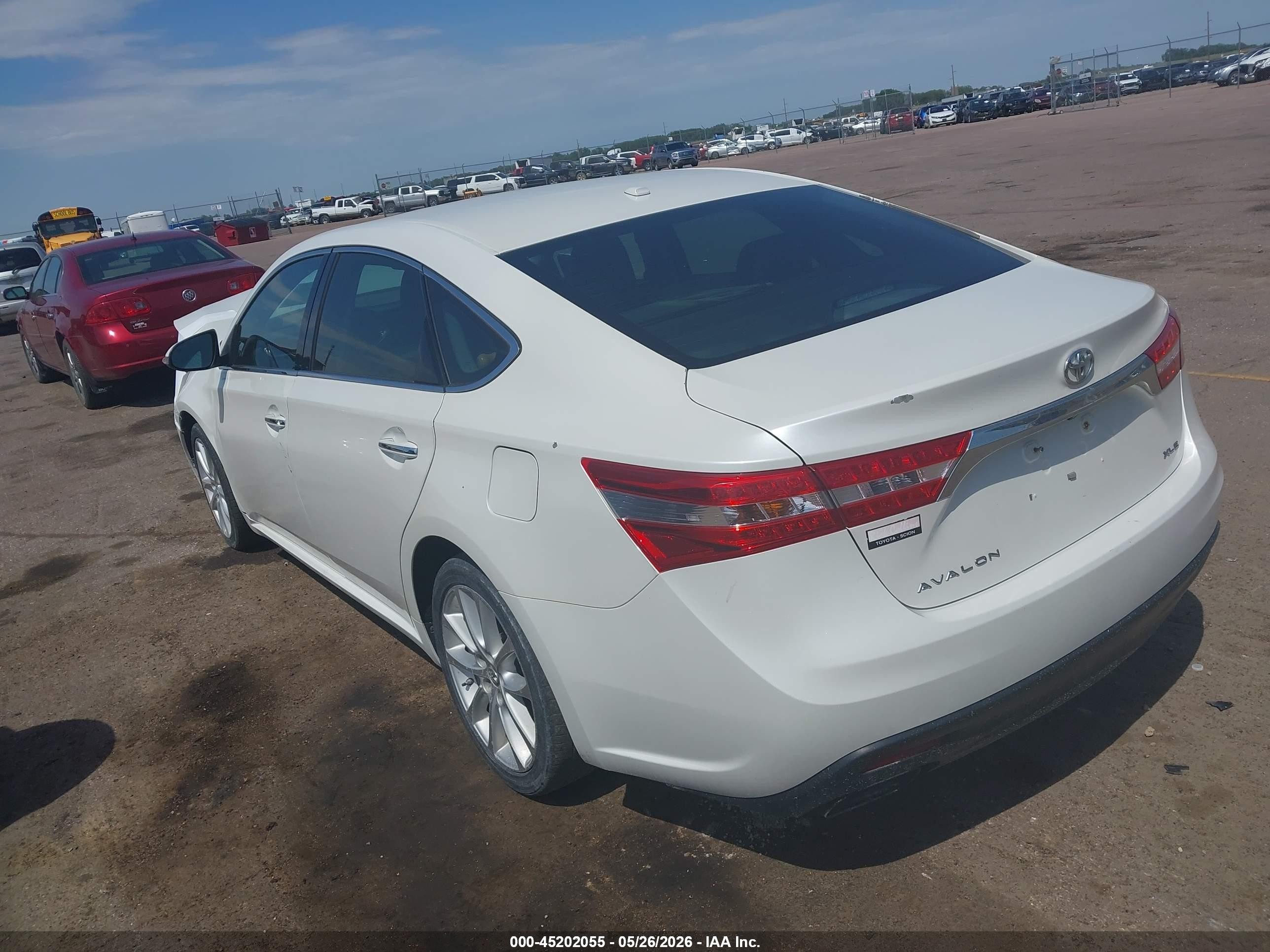 2013 Toyota Avalon Xle Touring White vin: 4T1BK1EB1DU040083