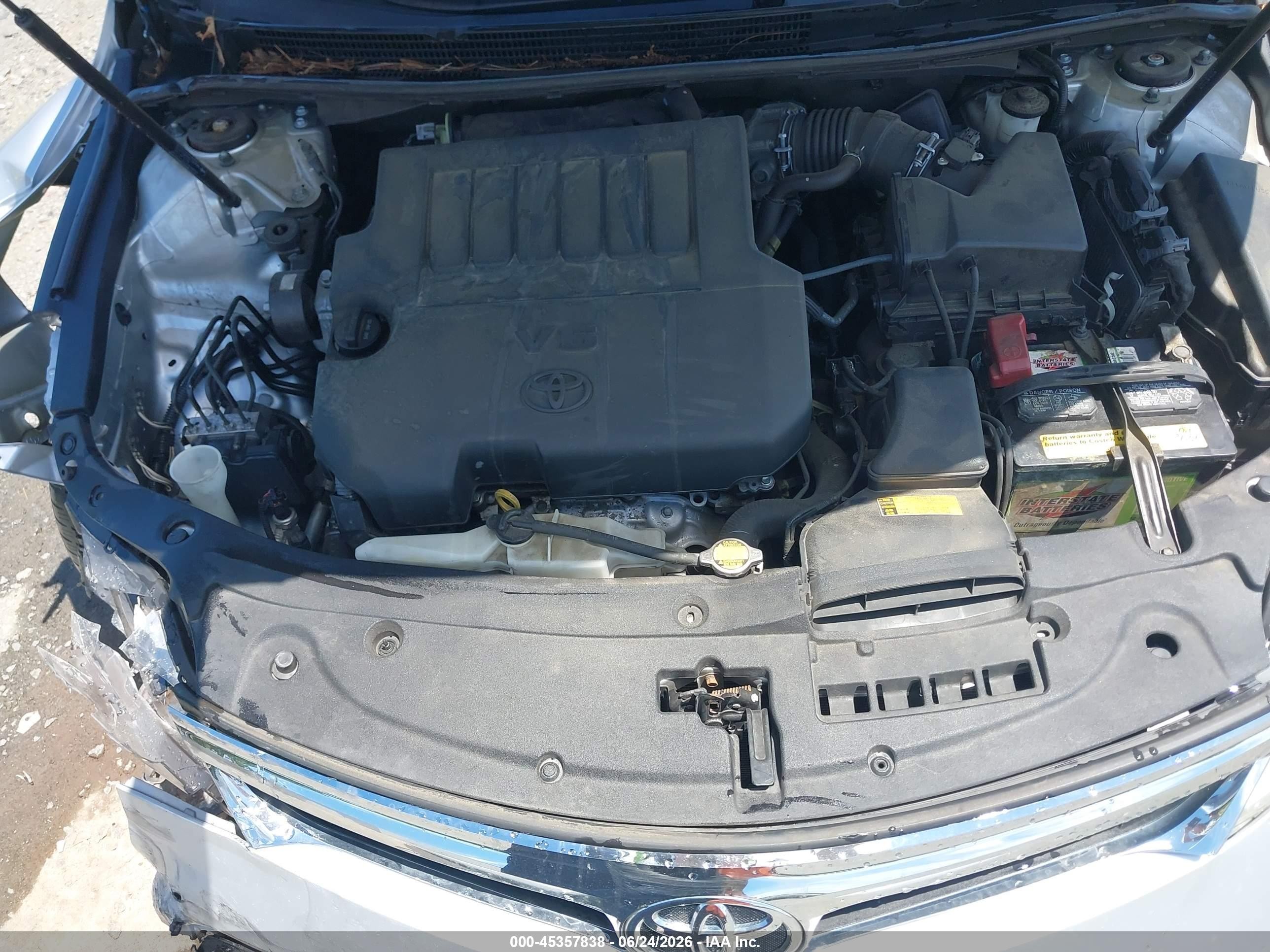 2013 Toyota Avalon Xle Серебряный vin: 4T1BK1EB1DU040276