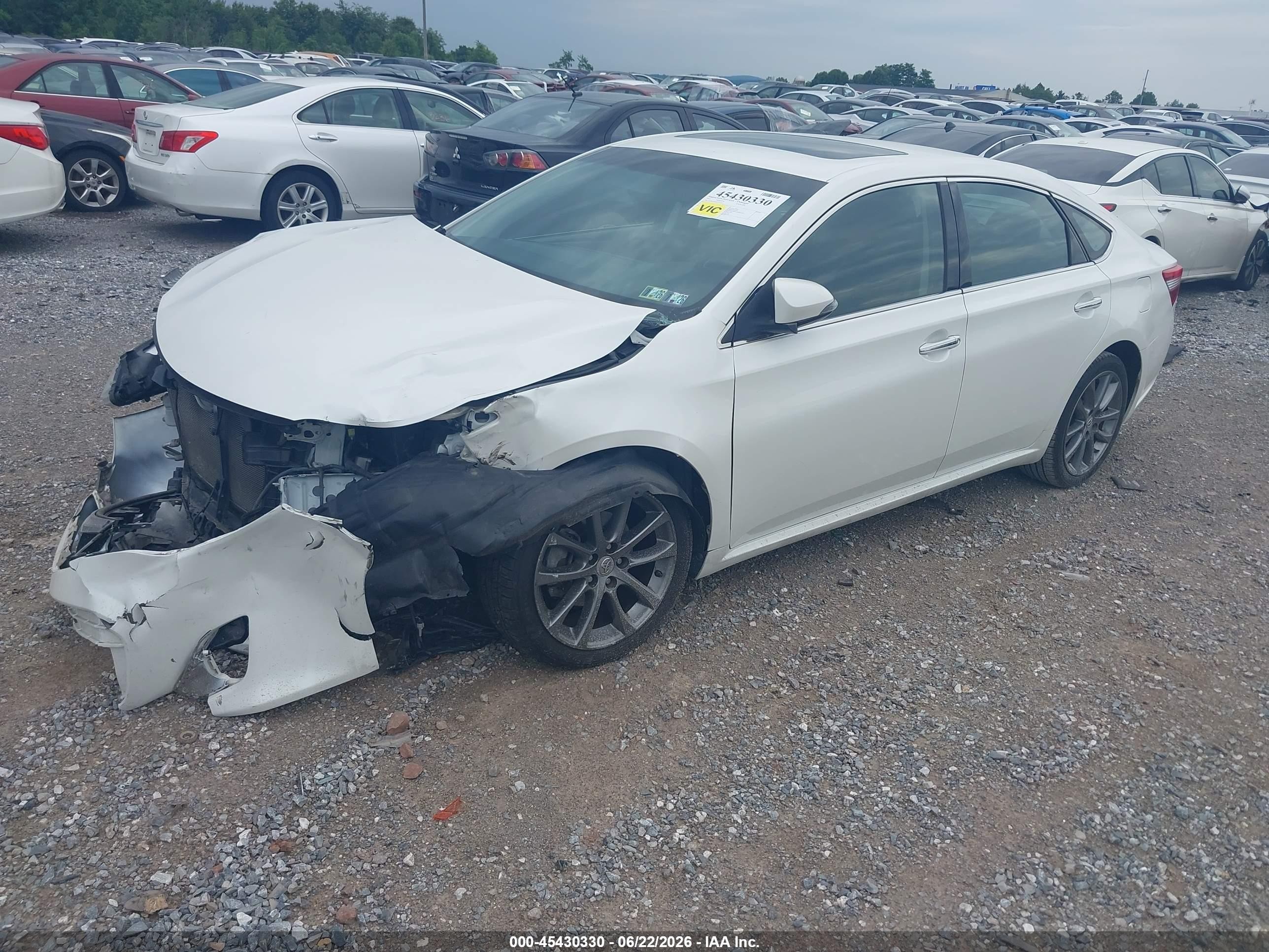 2013 Toyota Avalon Xle Touring White vin: 4T1BK1EB1DU057157