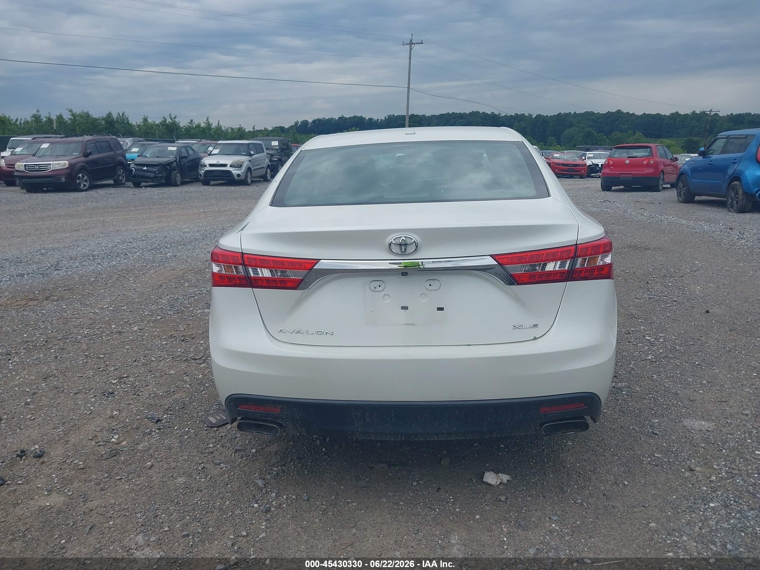2013 Toyota Avalon Xle Touring White vin: 4T1BK1EB1DU057157
