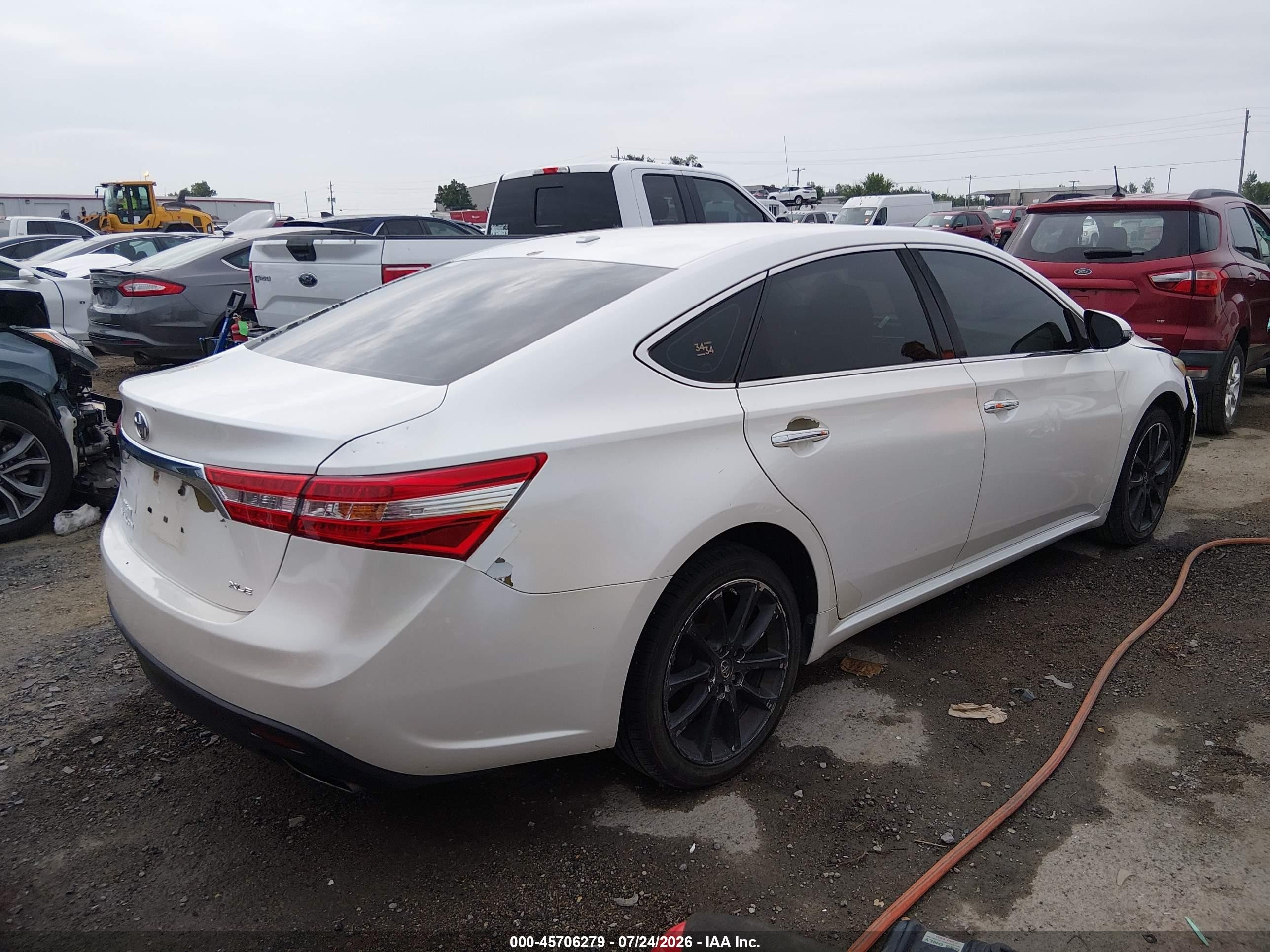 2013 Toyota Avalon Xle Touring White vin: 4T1BK1EB1DU064903