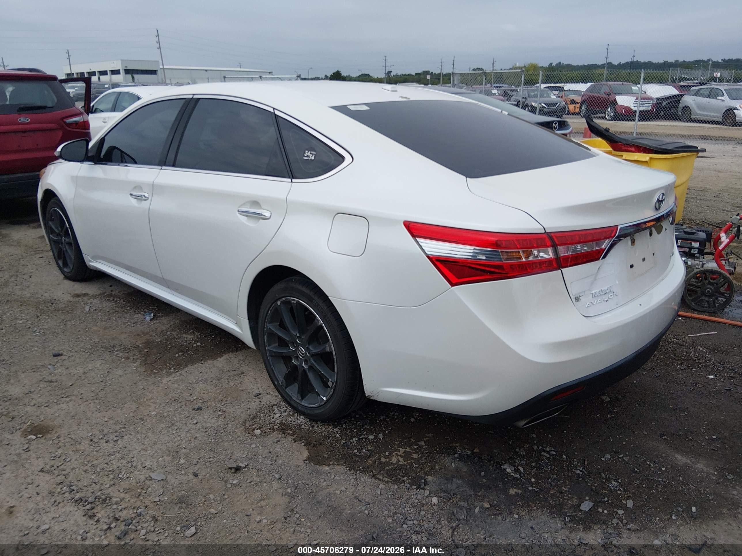 2013 Toyota Avalon Xle Touring White vin: 4T1BK1EB1DU064903