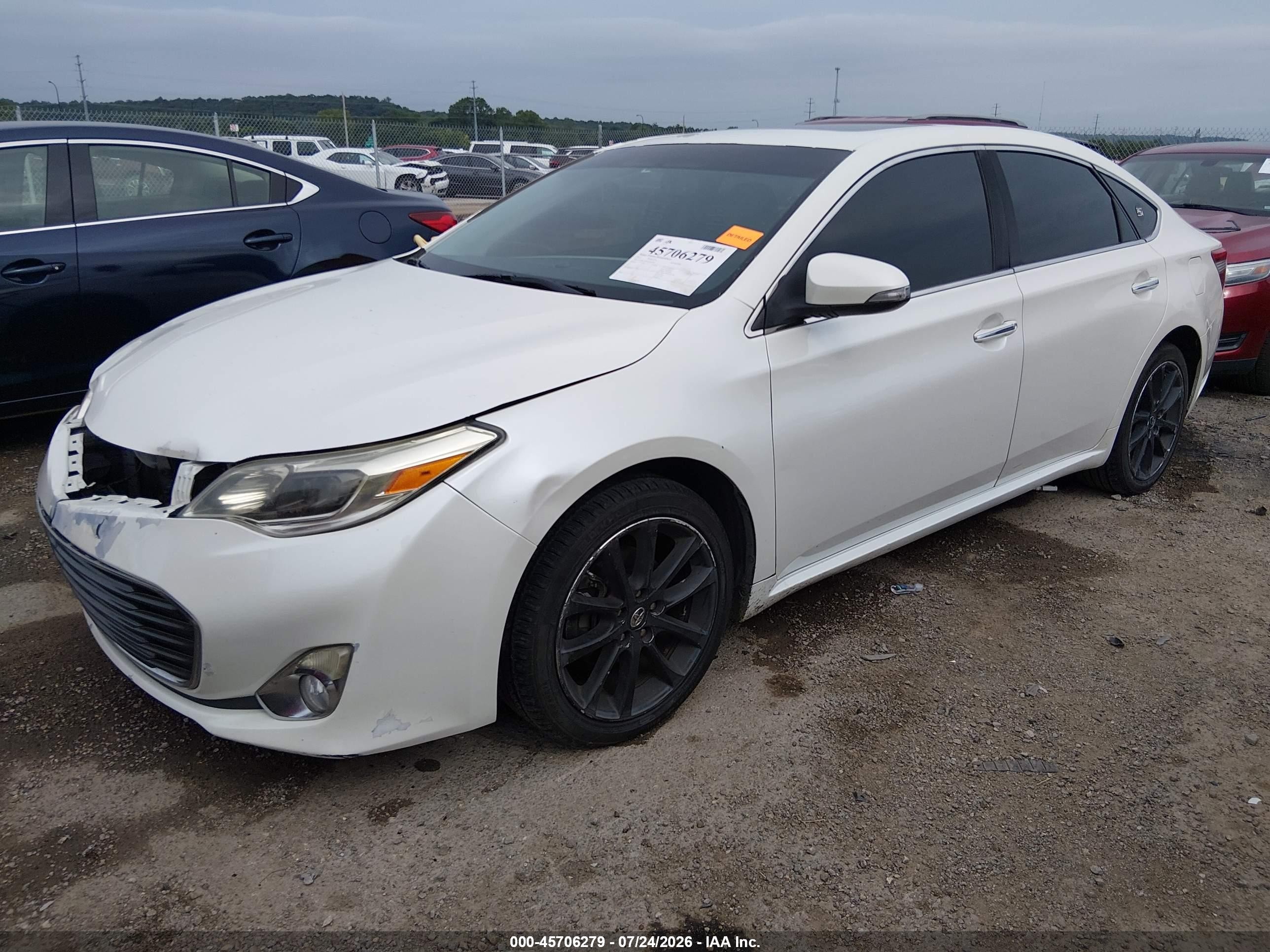 2013 Toyota Avalon Xle Touring White vin: 4T1BK1EB1DU064903