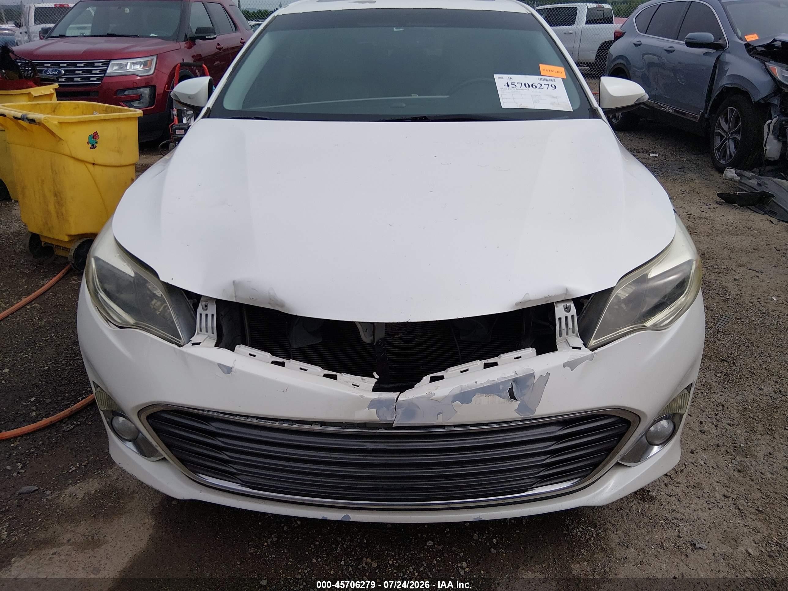 2013 Toyota Avalon Xle Touring White vin: 4T1BK1EB1DU064903