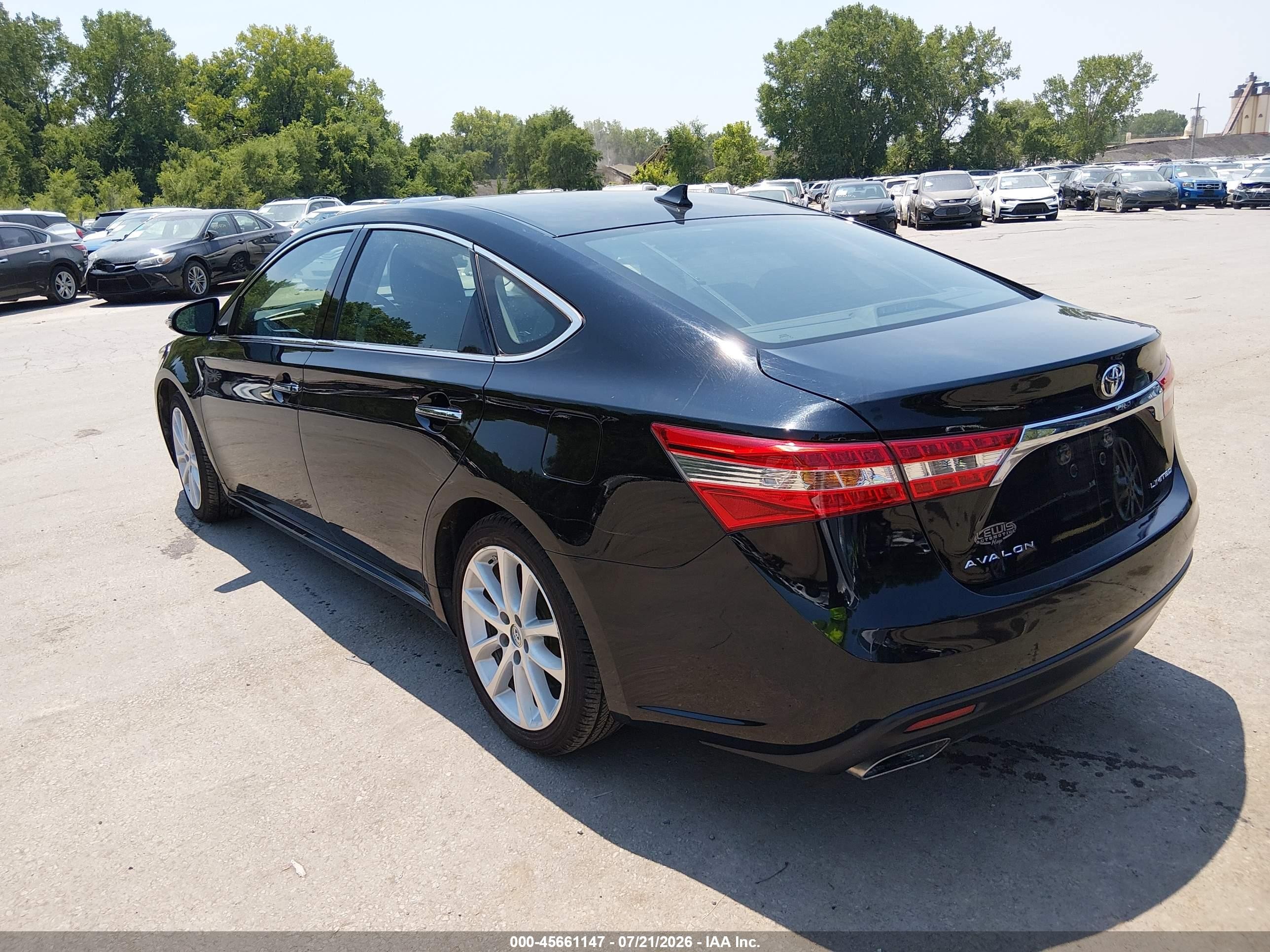 2014 Toyota Avalon Limited Black vin: 4T1BK1EB1EU083243