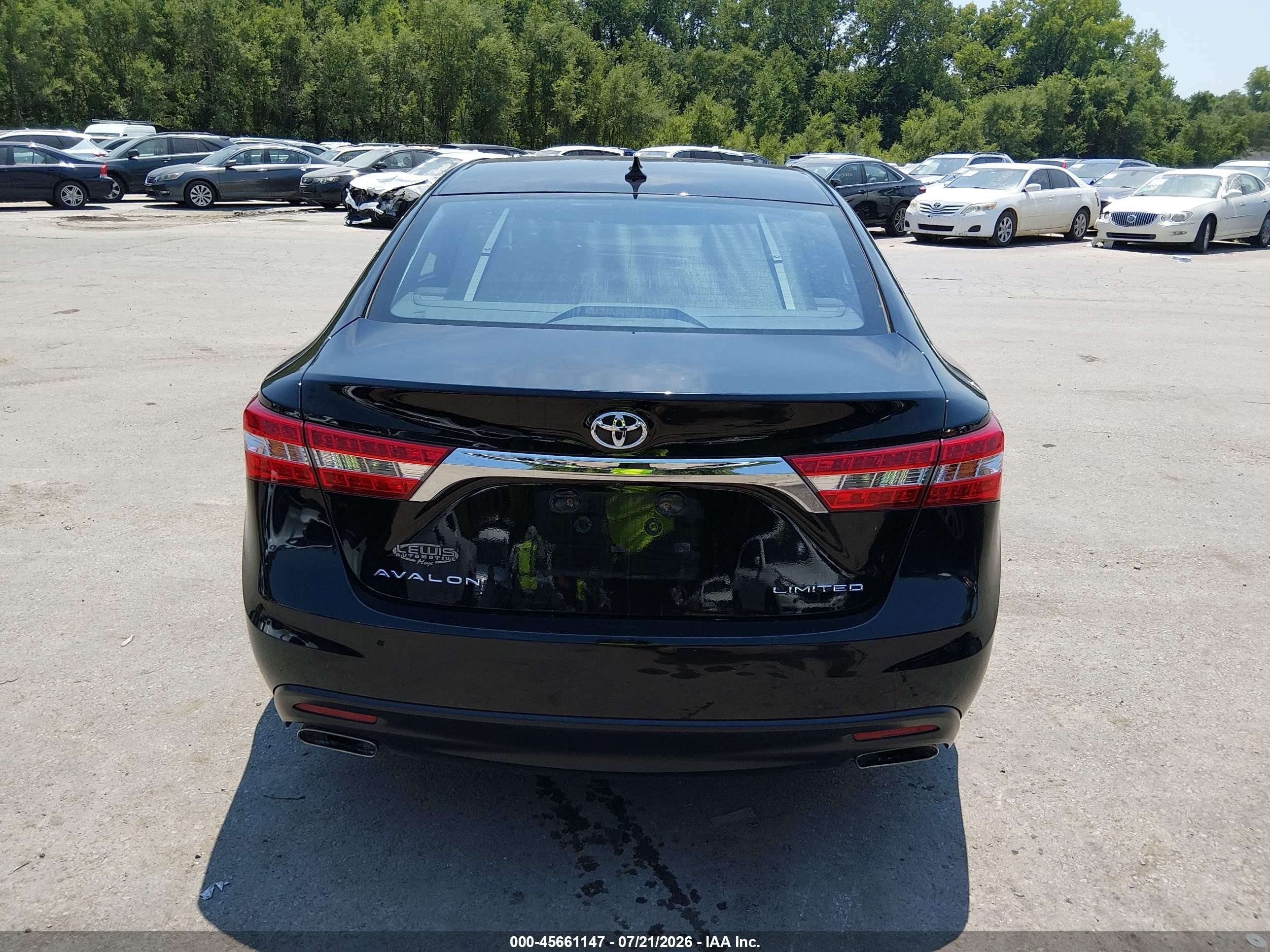 2014 Toyota Avalon Limited Black vin: 4T1BK1EB1EU083243