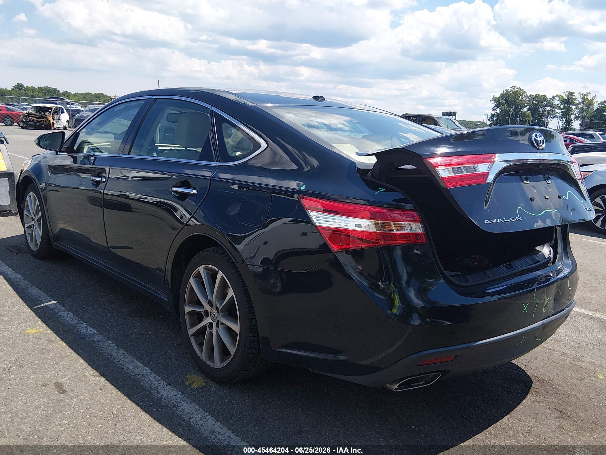 2014 Toyota Avalon Xle Touring Black vin: 4T1BK1EB1EU085428