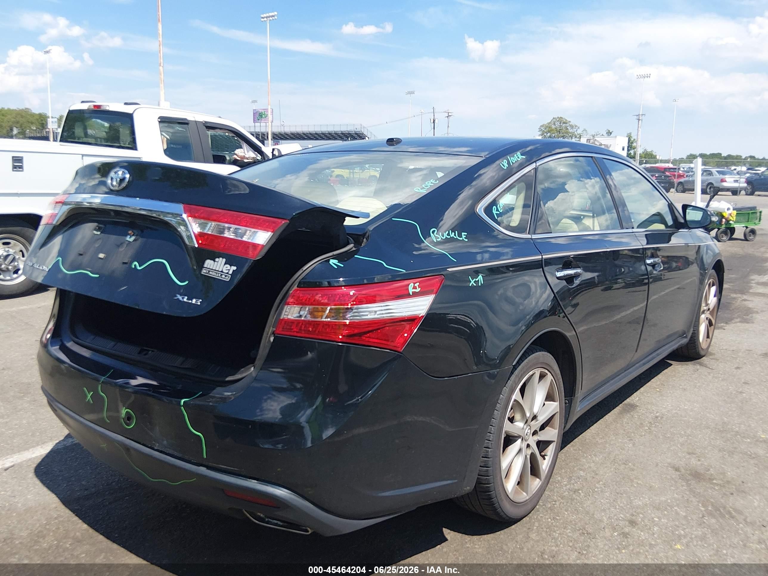 2014 Toyota Avalon Xle Touring Black vin: 4T1BK1EB1EU085428