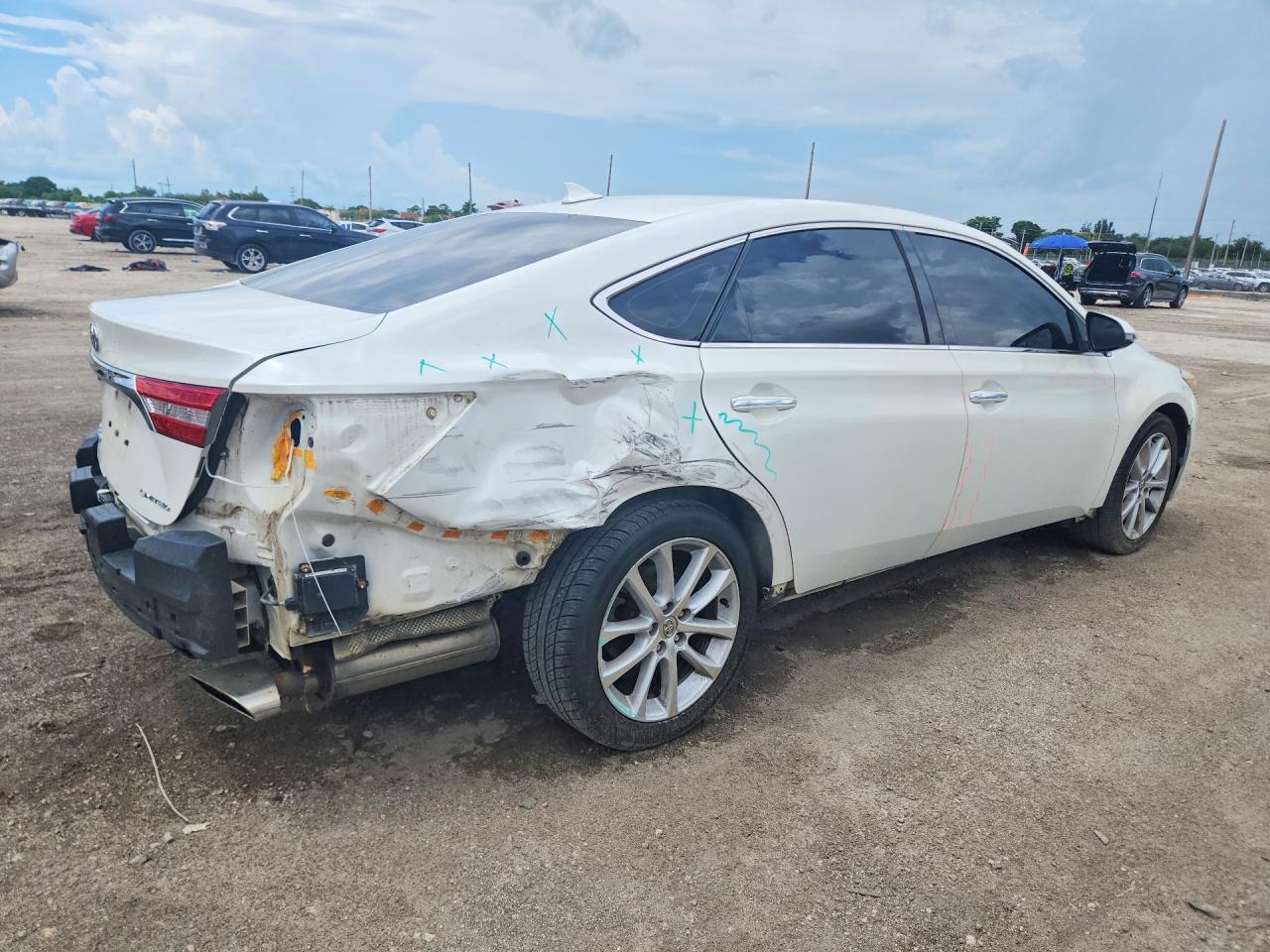 2014 Toyota Avalon Limited White vin: 4T1BK1EB1EU086255