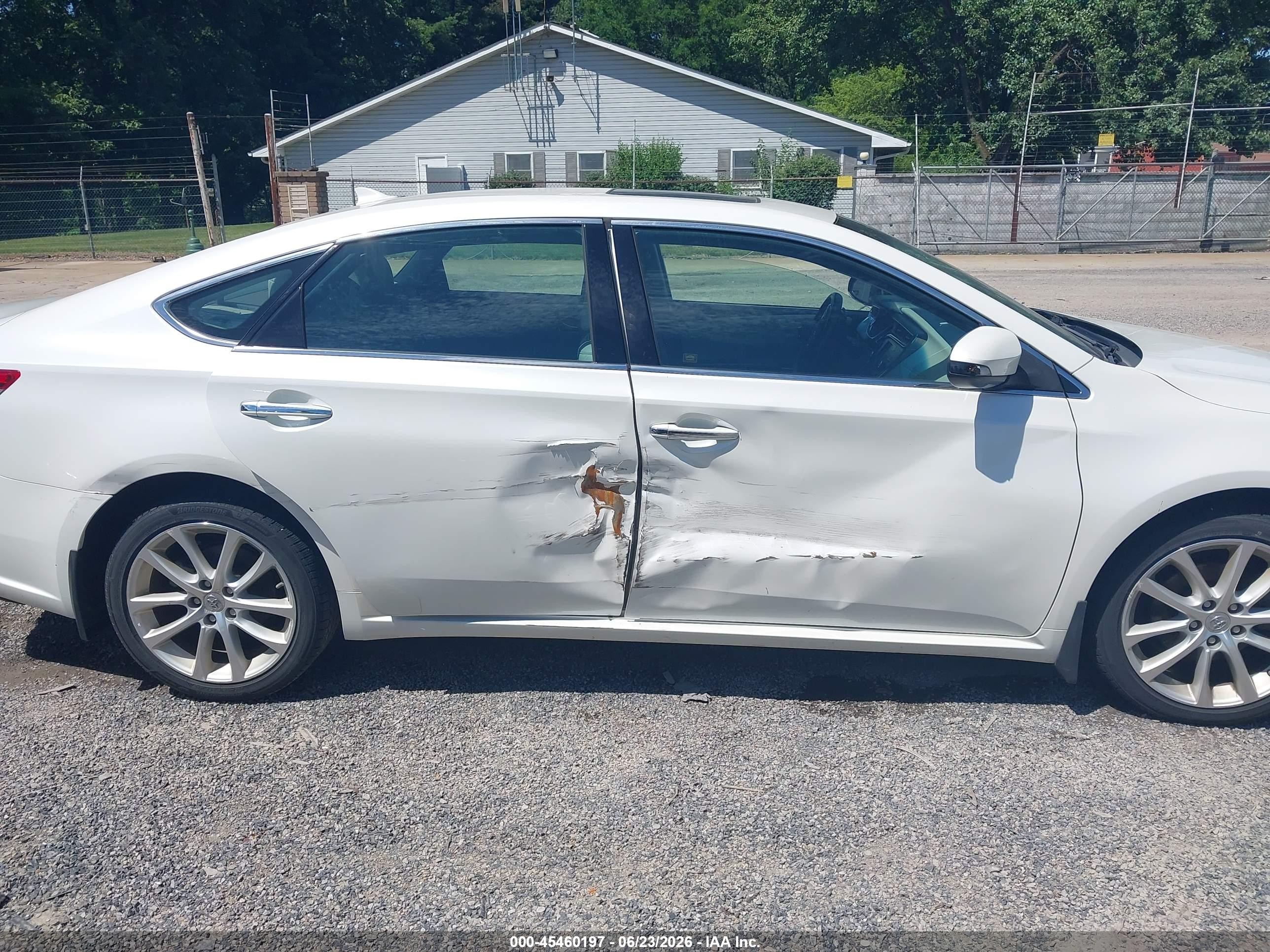 2014 Toyota Avalon Limited White vin: 4T1BK1EB1EU097448