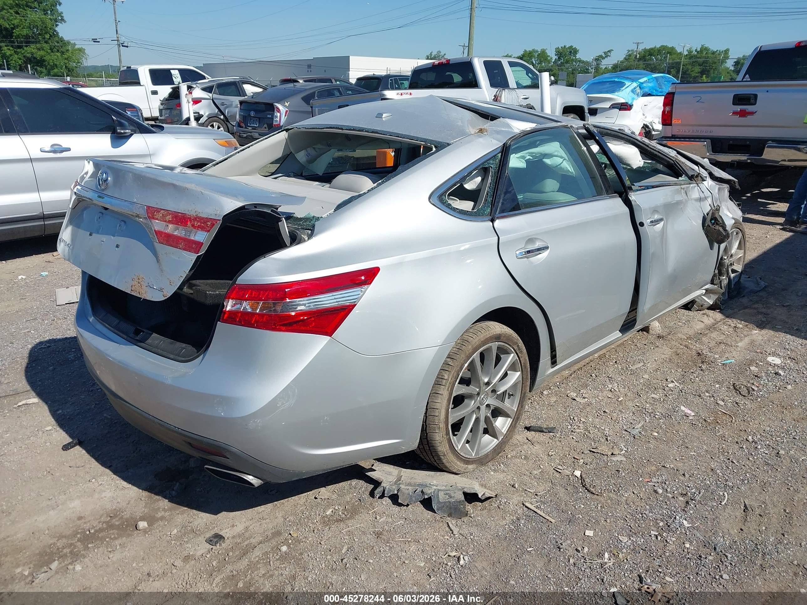 2014 Toyota Avalon Xle Touring Silver vin: 4T1BK1EB1EU129279