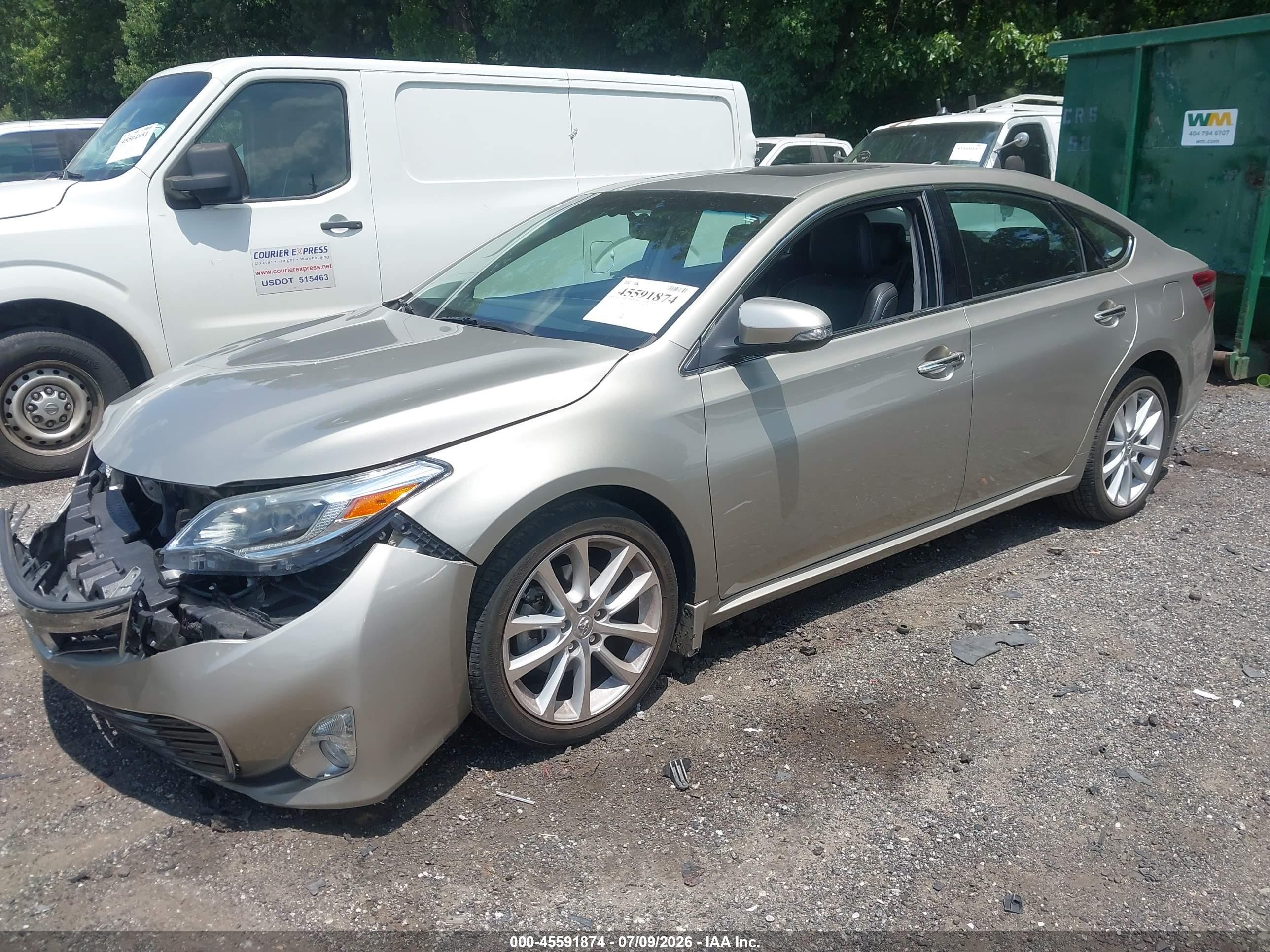 2015 Toyota Avalon Limited Желто-коричневый vin: 4T1BK1EB1FU141398