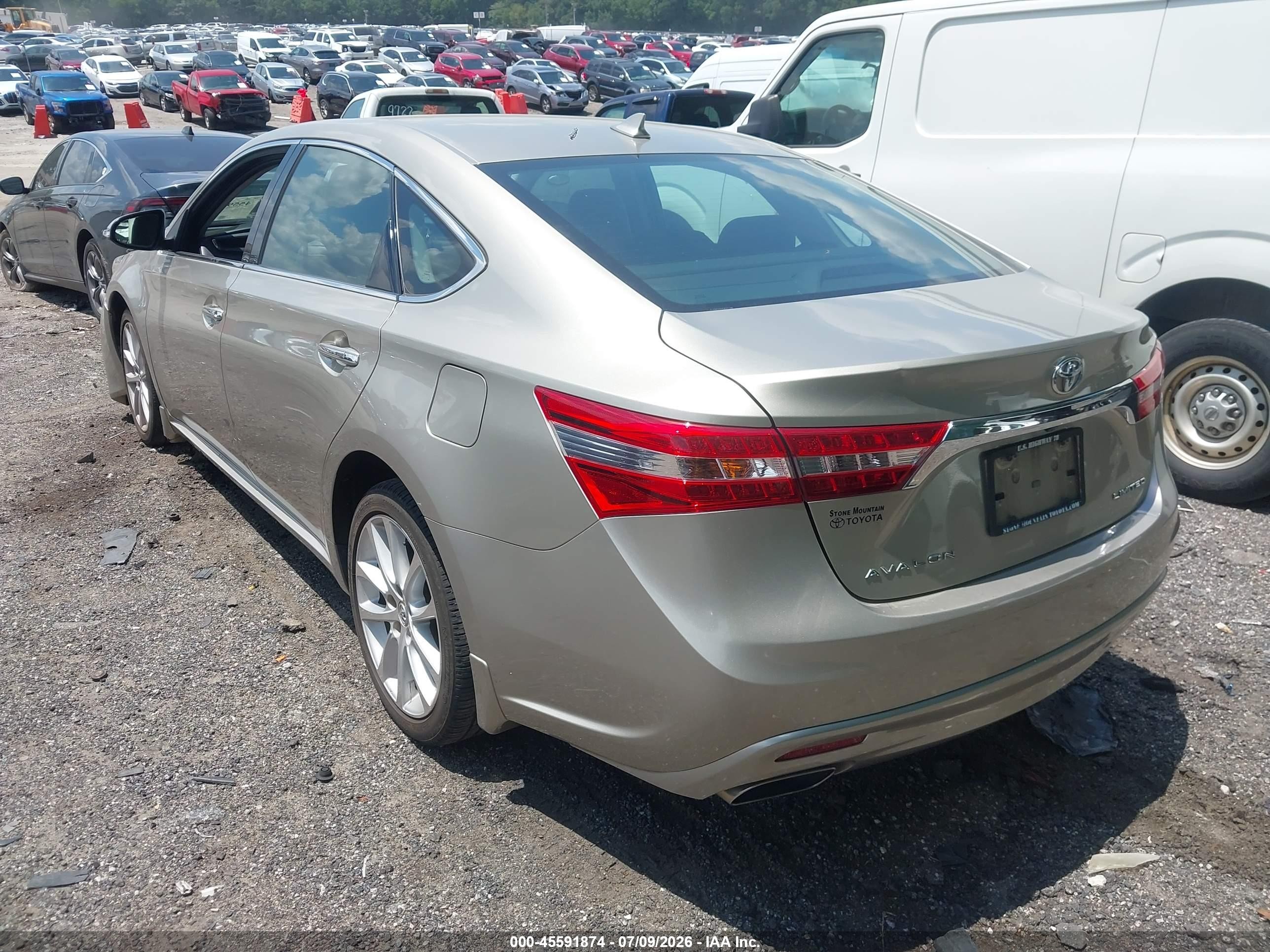 2015 Toyota Avalon Limited Желто-коричневый vin: 4T1BK1EB1FU141398
