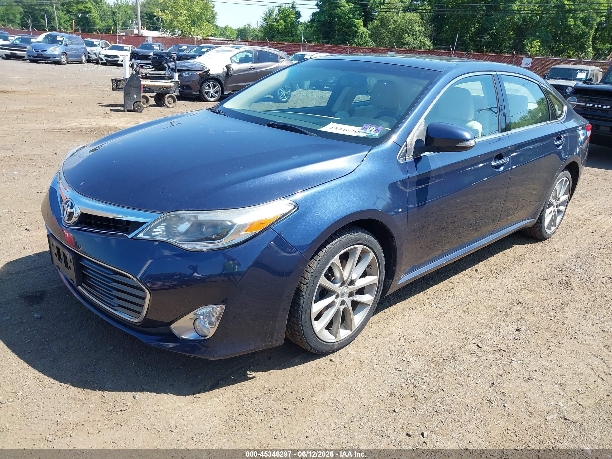 2015 Toyota Avalon Xle Touring Dark Blue vin: 4T1BK1EB1FU145385