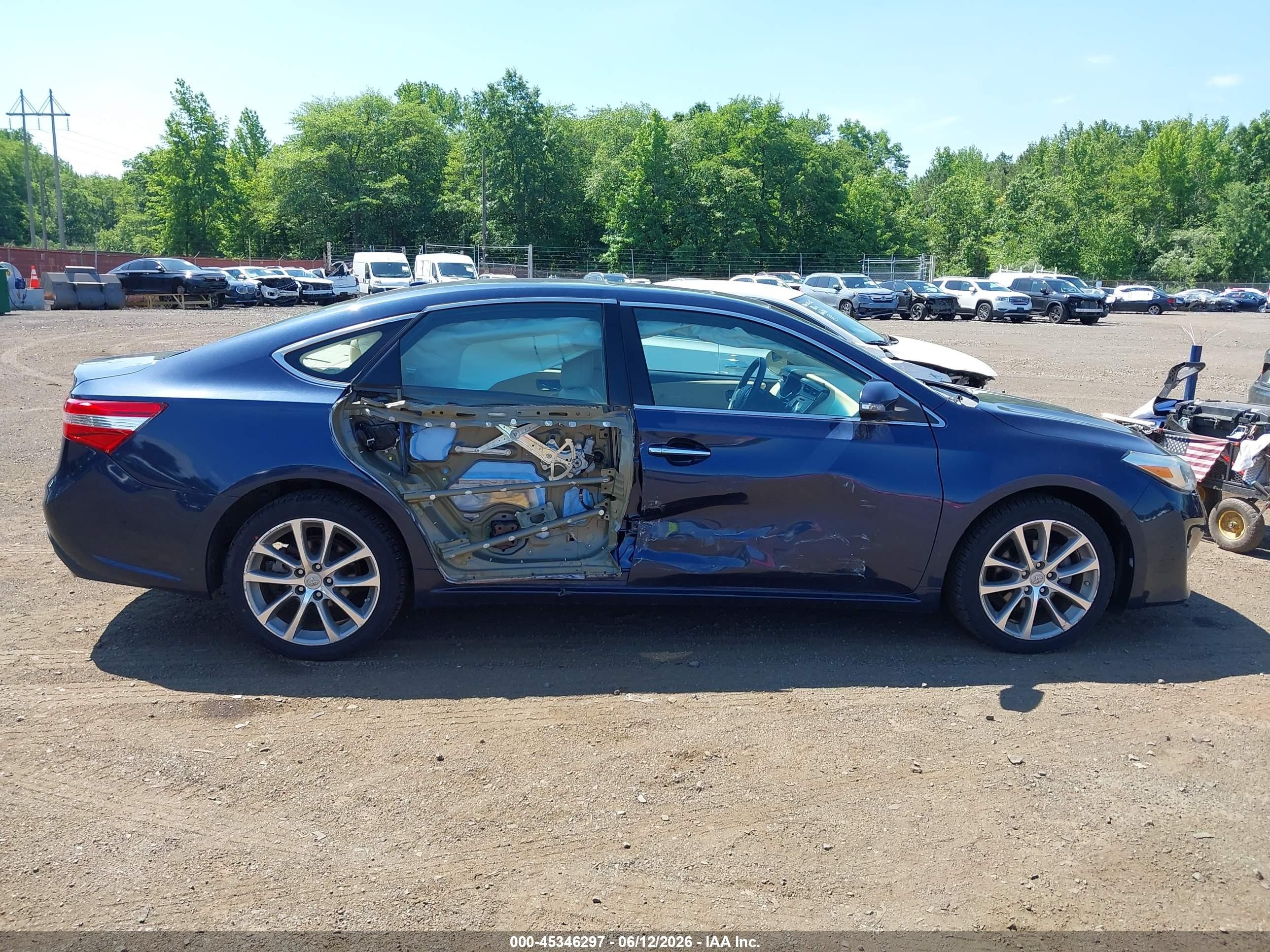 2015 Toyota Avalon Xle Touring Dark Blue vin: 4T1BK1EB1FU145385