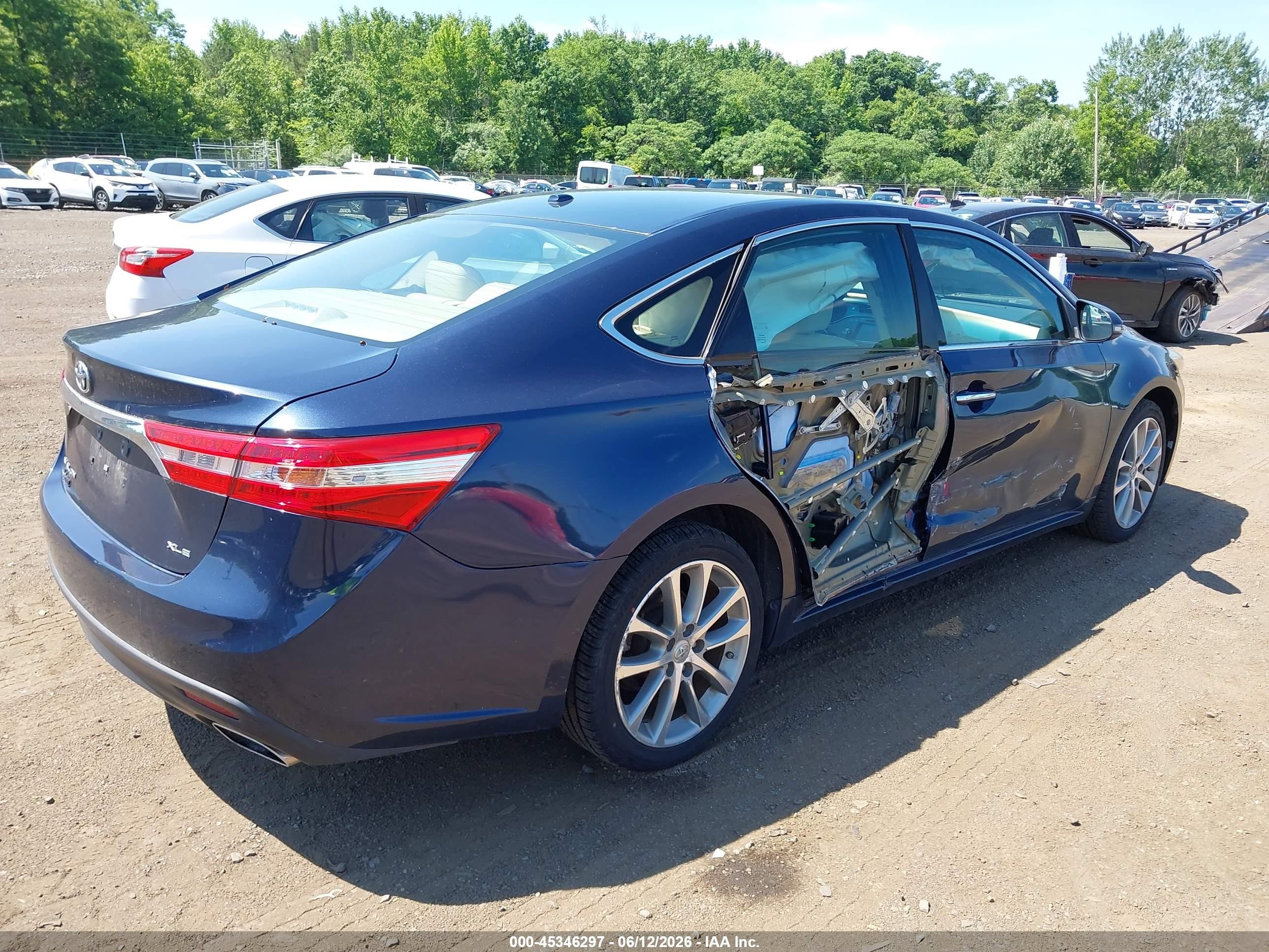 2015 Toyota Avalon Xle Touring Dark Blue vin: 4T1BK1EB1FU145385