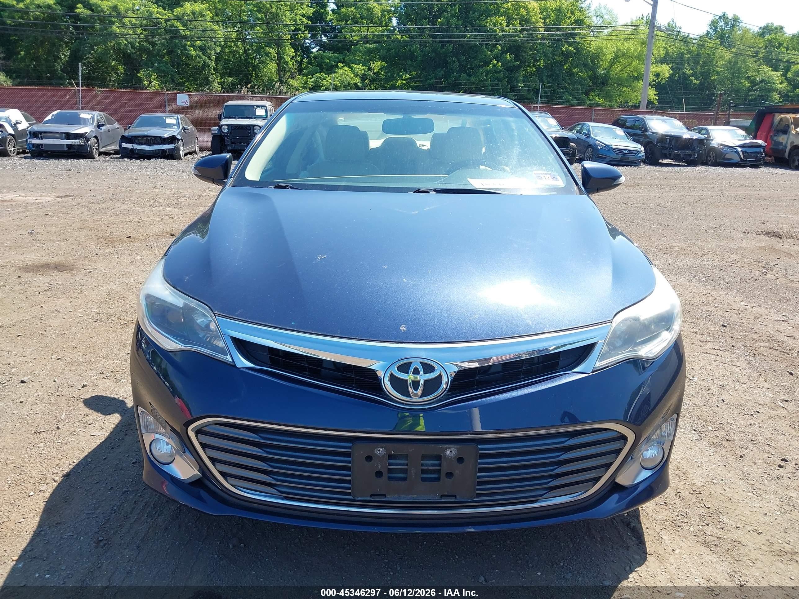 2015 Toyota Avalon Xle Touring Dark Blue vin: 4T1BK1EB1FU145385