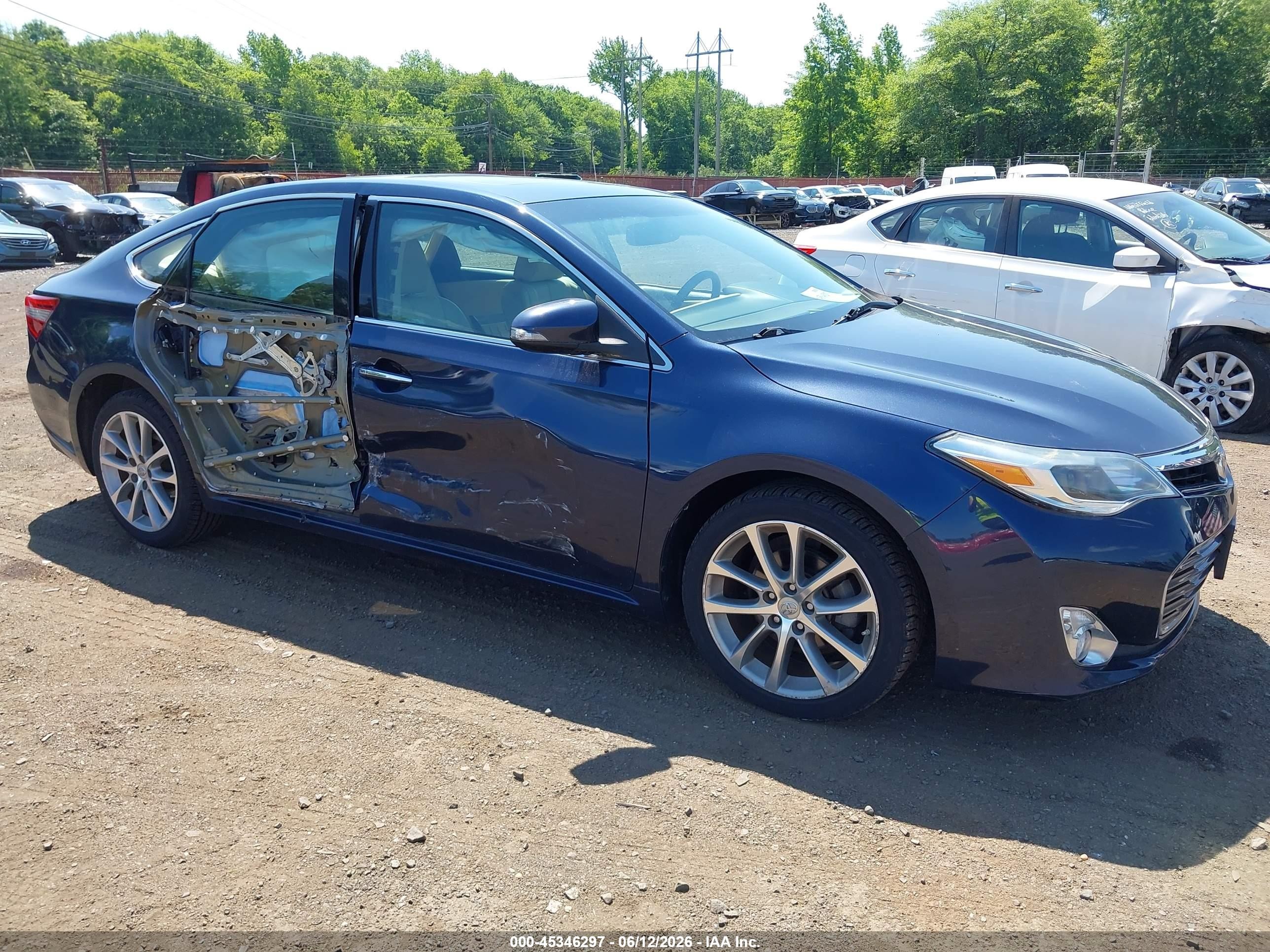 2015 Toyota Avalon Xle Touring Dark Blue vin: 4T1BK1EB1FU145385