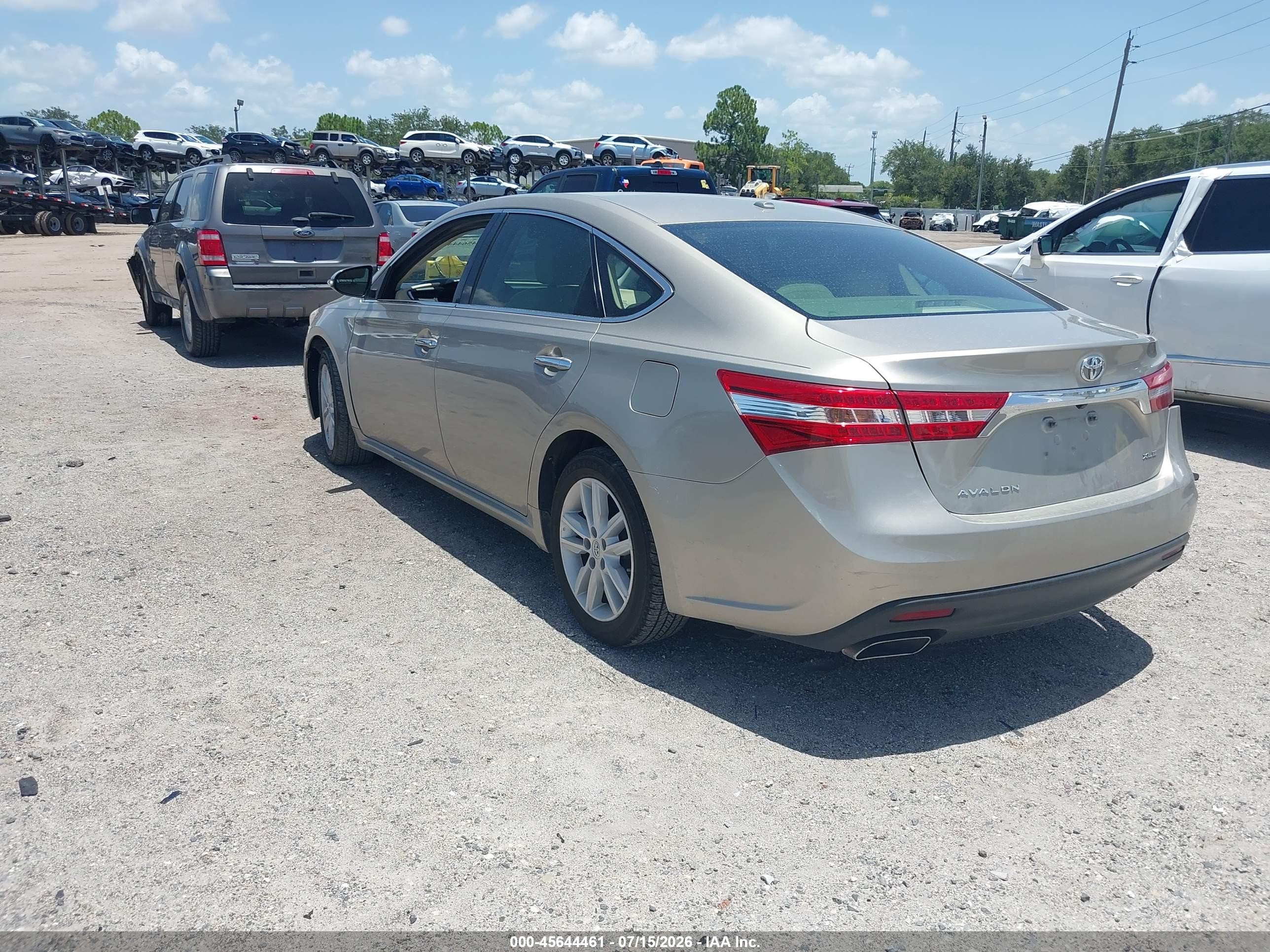 2015 Toyota Avalon Xle Champagne vin: 4T1BK1EB1FU166091