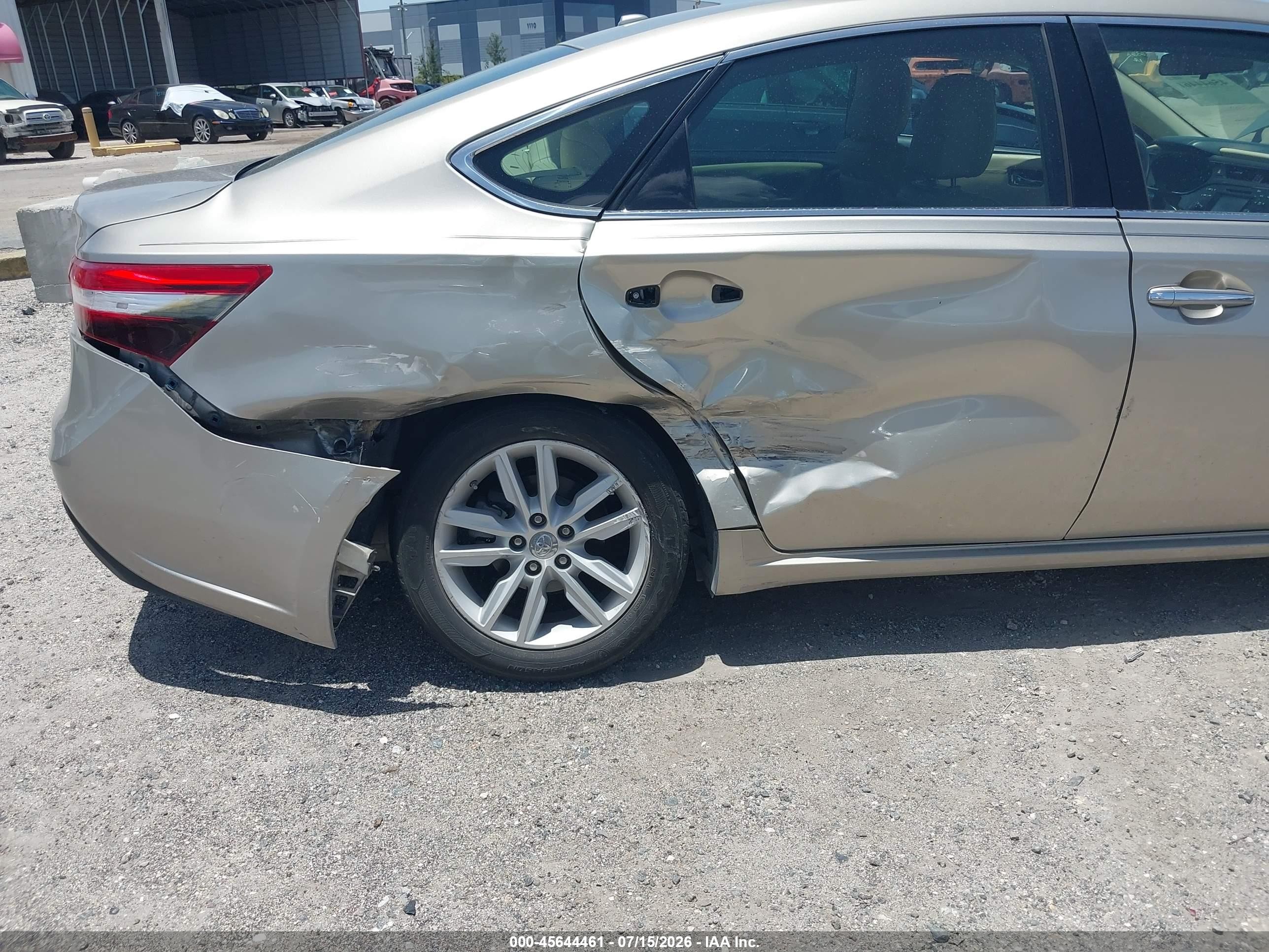 2015 Toyota Avalon Xle Champagne vin: 4T1BK1EB1FU166091