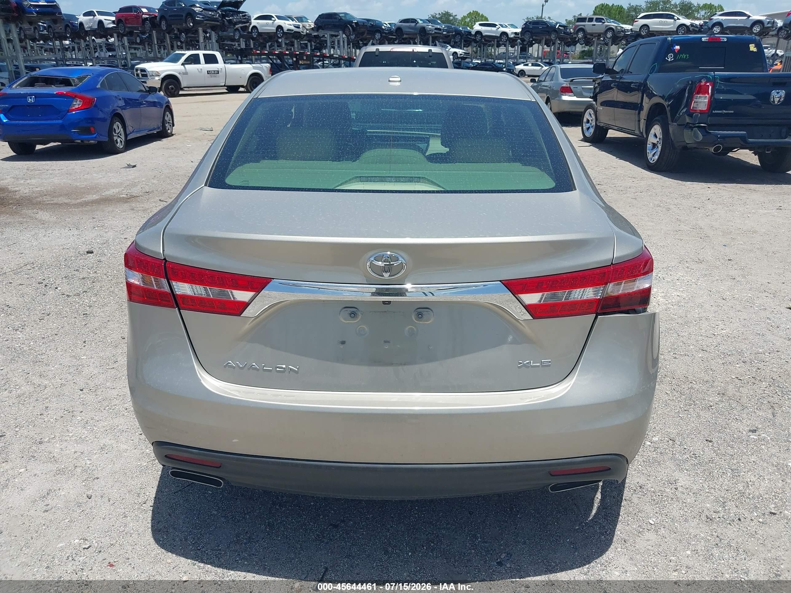 2015 Toyota Avalon Xle Champagne vin: 4T1BK1EB1FU166091
