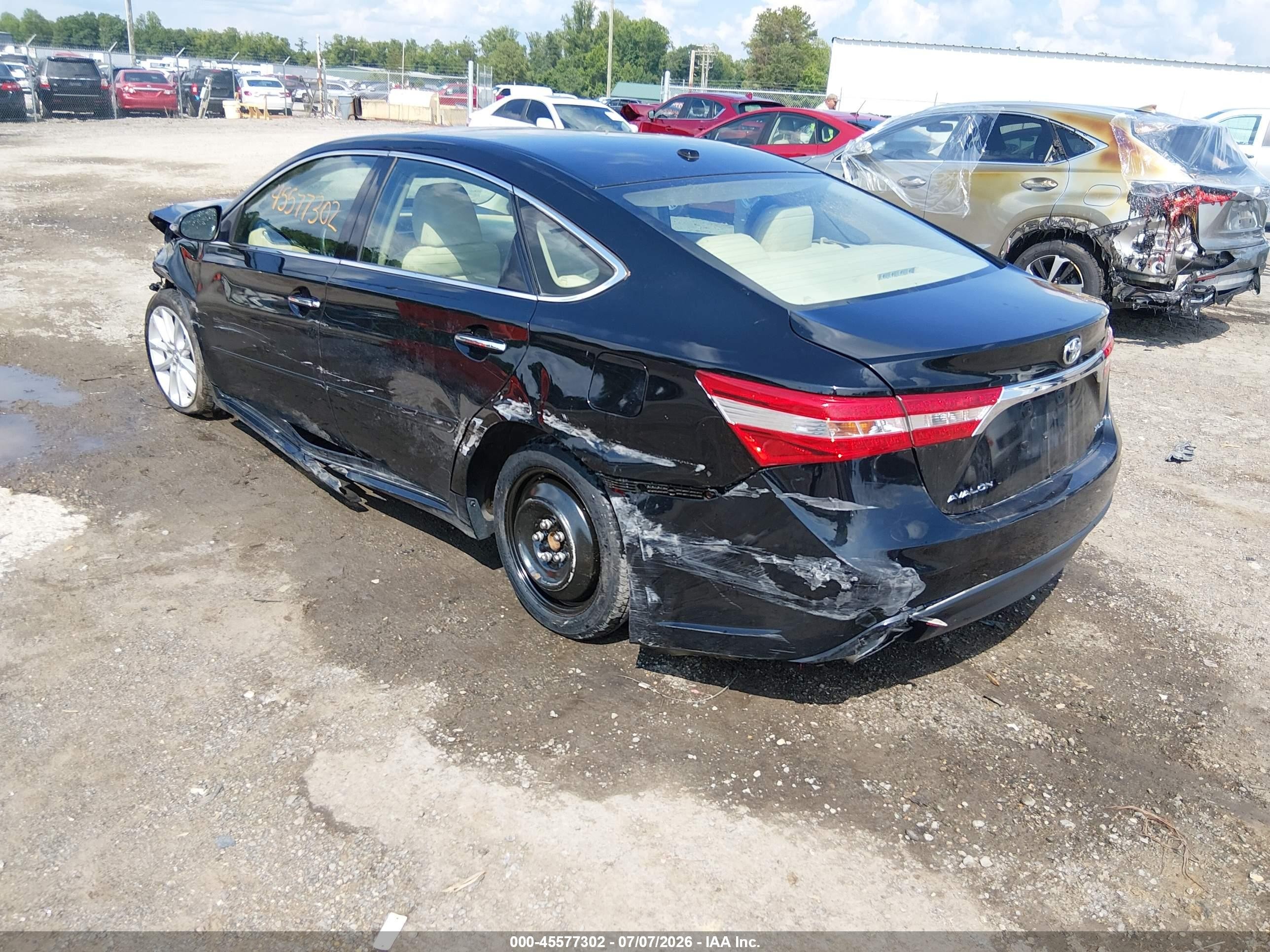 2013 Toyota Avalon Xle Touring Black vin: 4T1BK1EB2DU020215