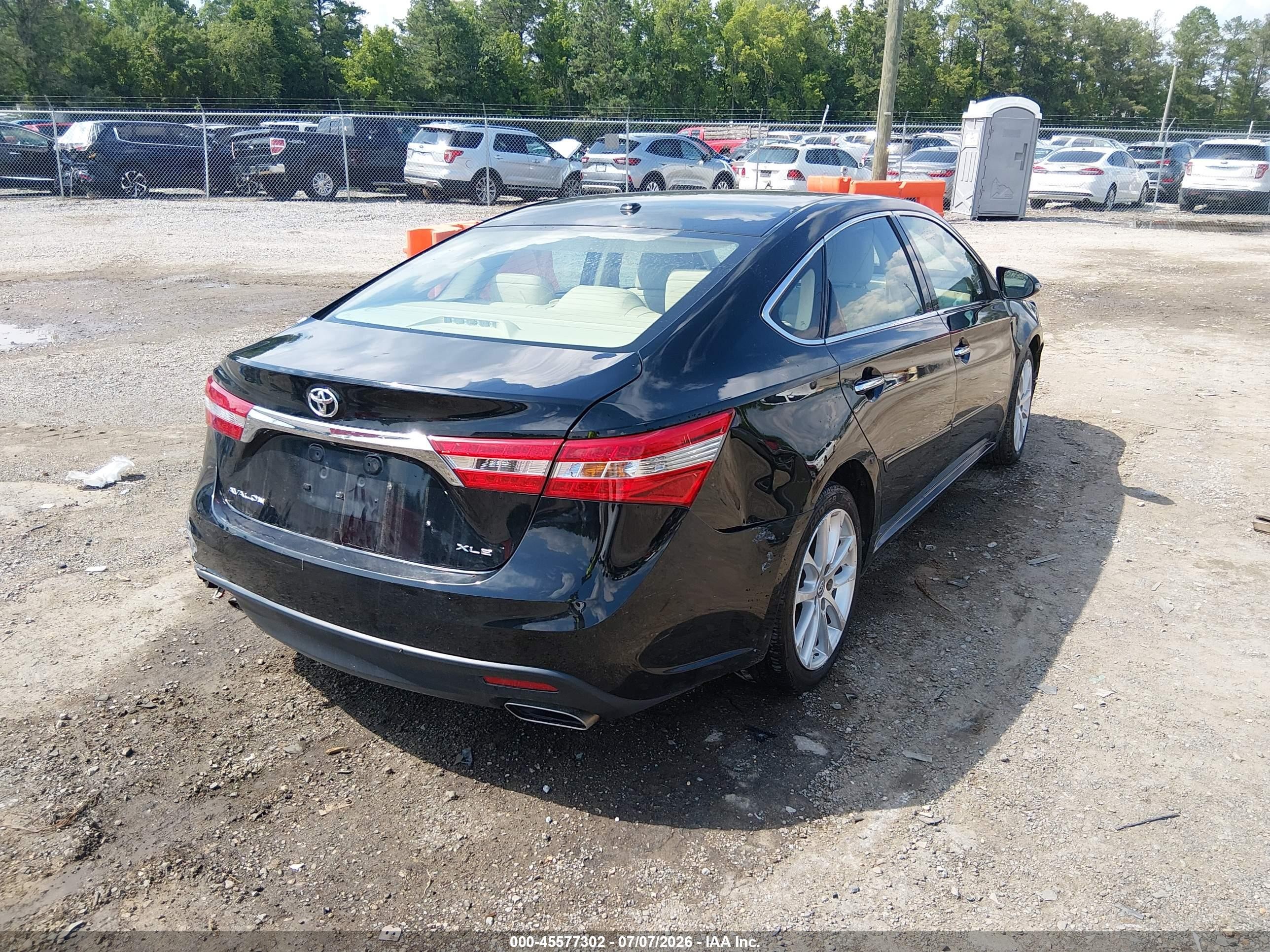 2013 Toyota Avalon Xle Touring Black vin: 4T1BK1EB2DU020215